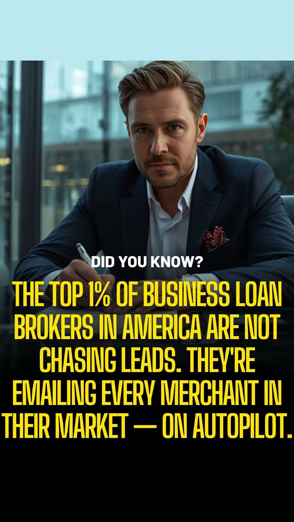 Borks Facebook ad: Get Connected With EVERY Merchant In Your Market
