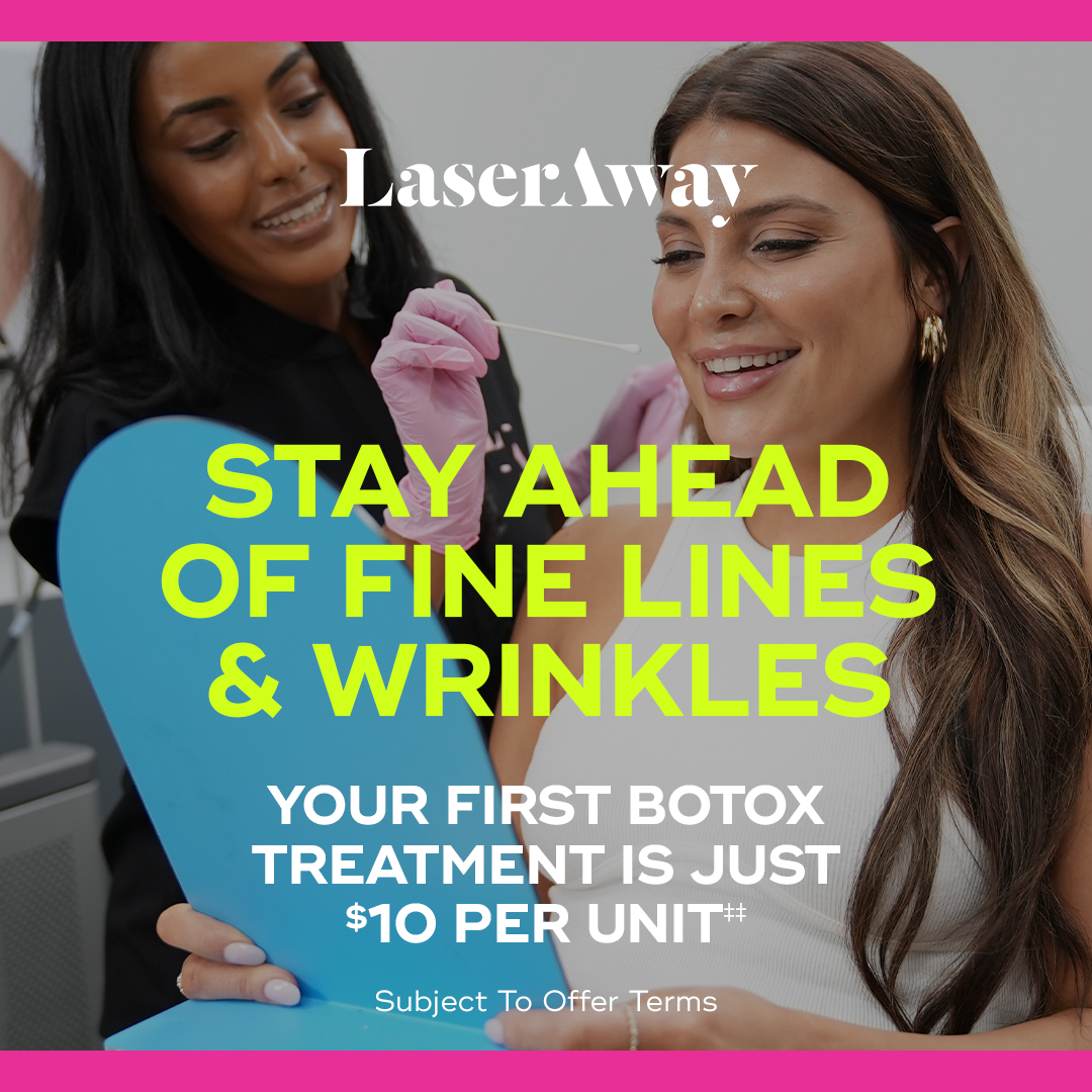 LaserAway Facebook ad