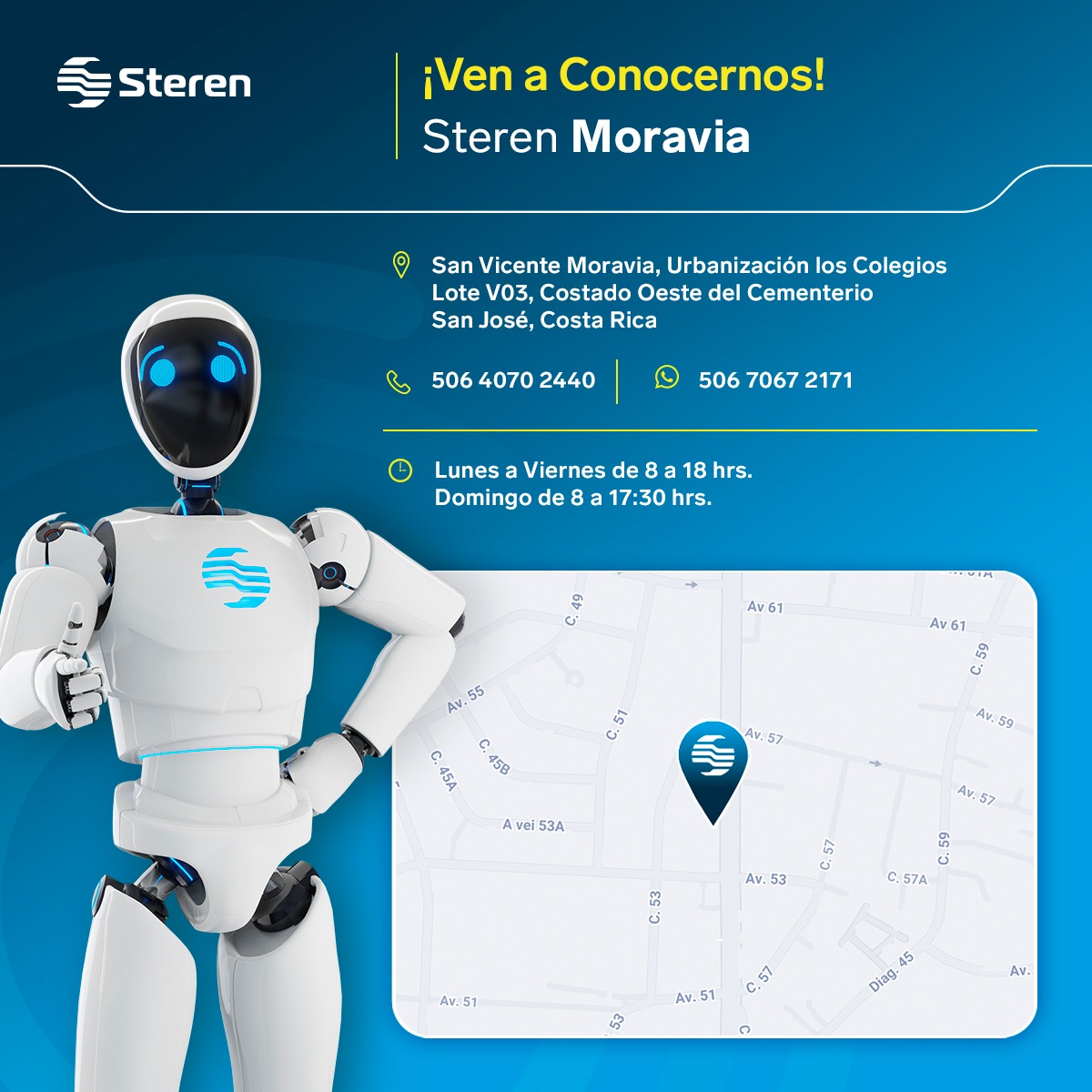 Steren Costa Rica Facebook ad: ¡Visitanos Ya!