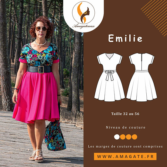 Amagate wax Facebook ad: NOUVEAUTÉS PATRONS COUTURE