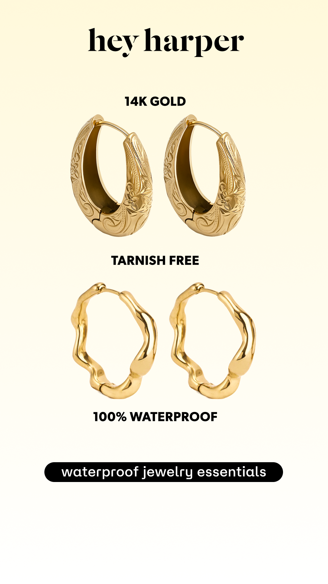 Hey Harper Facebook ad: Your ear stack isn't done yet