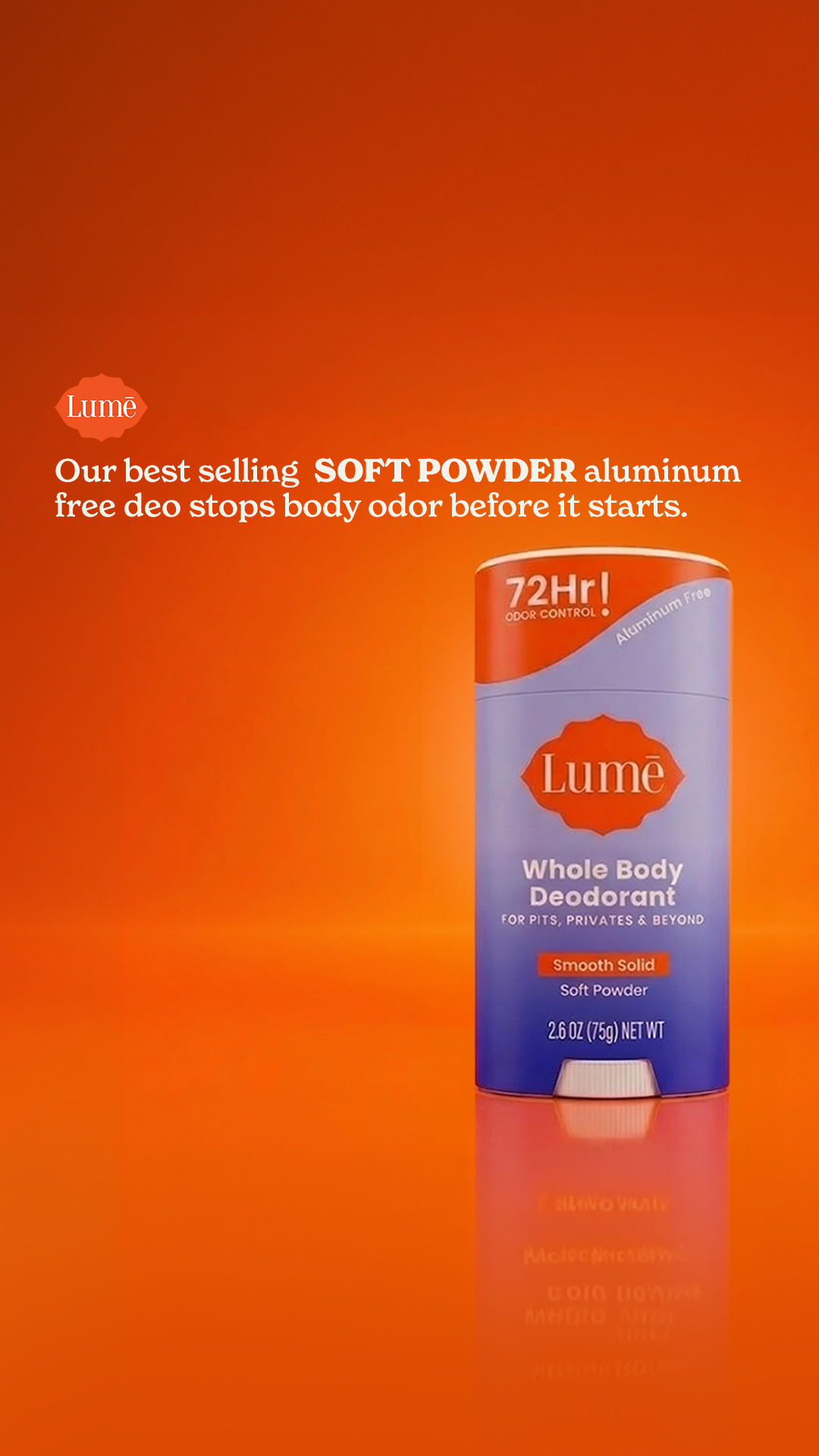 Lume Deodorant Facebook ad