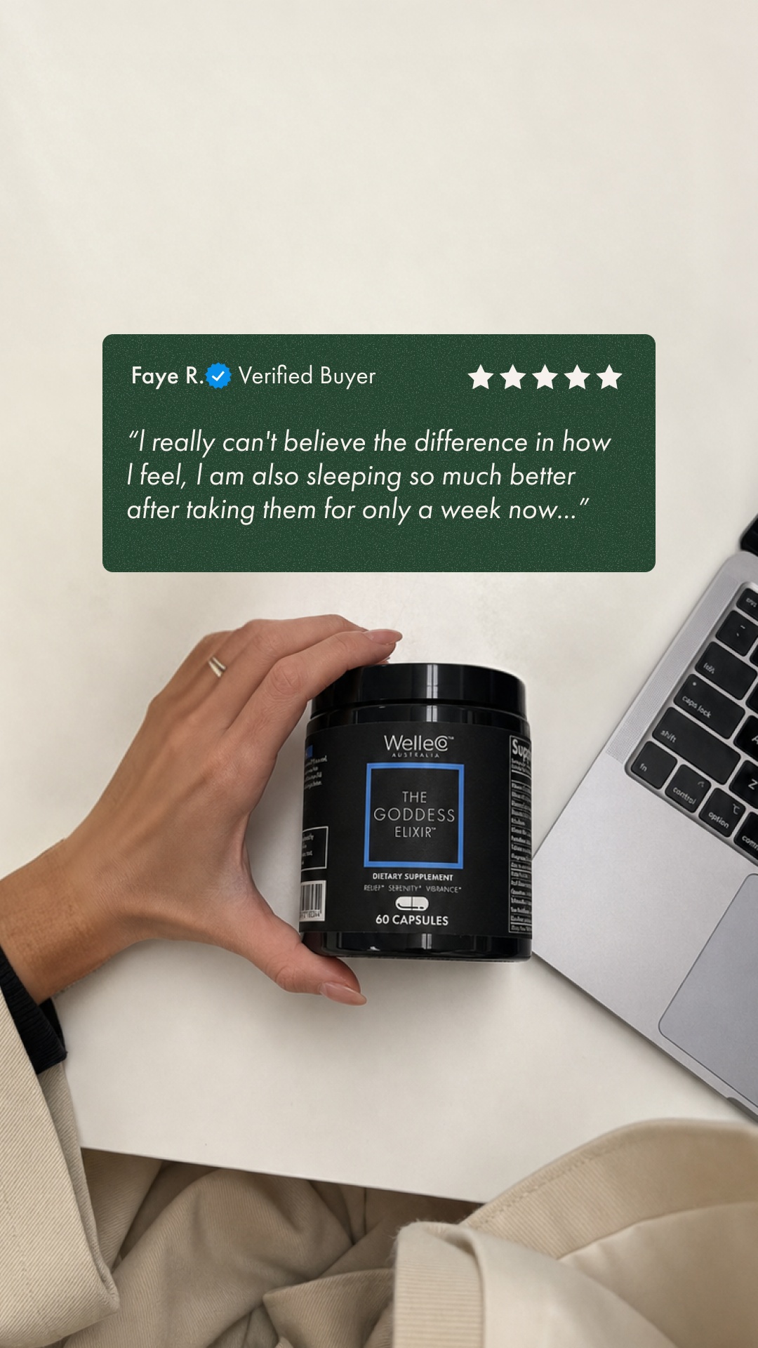 WelleCo Facebook ad