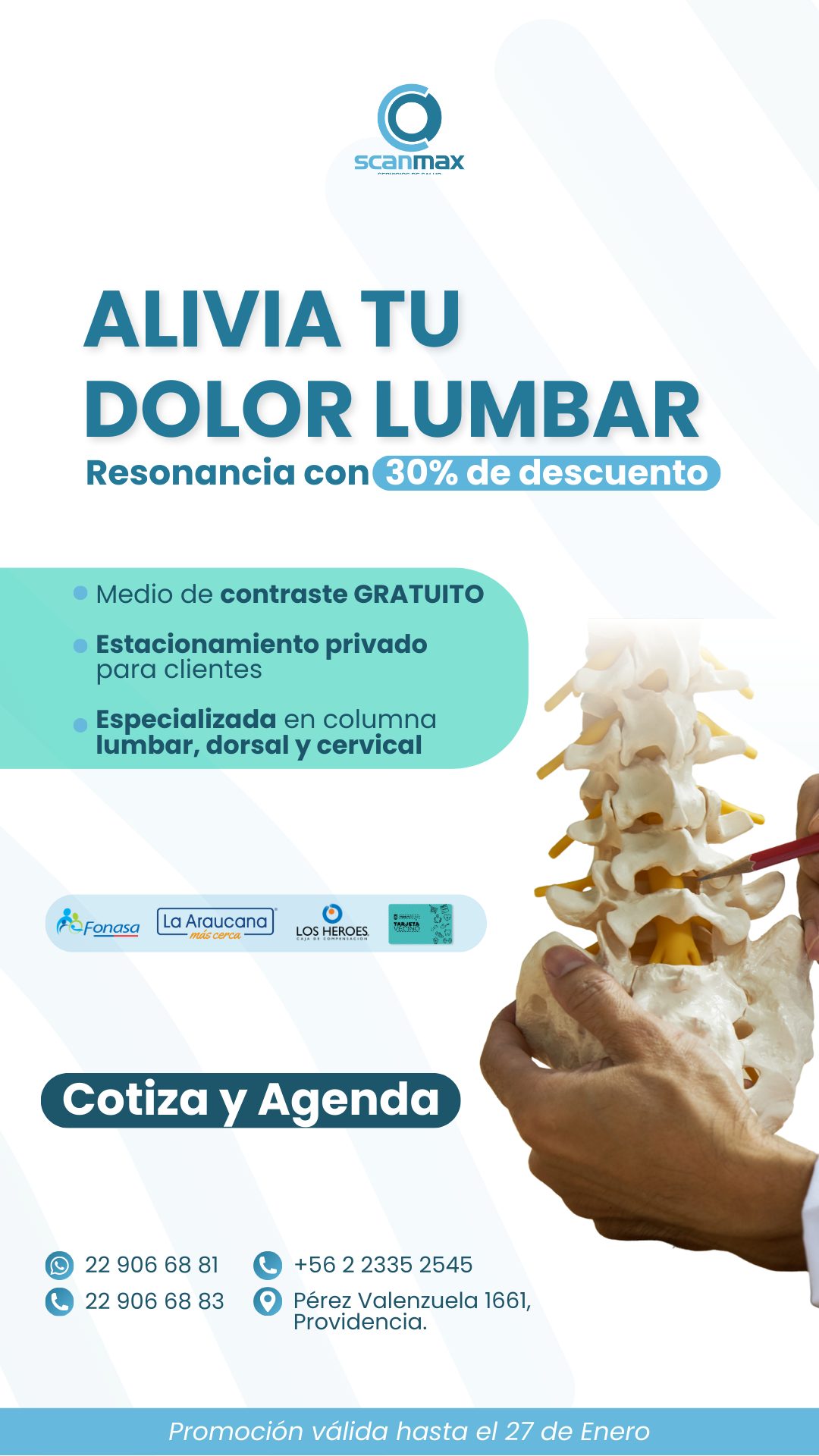 Scanmax Chile Facebook ad from Jan 7, 2026