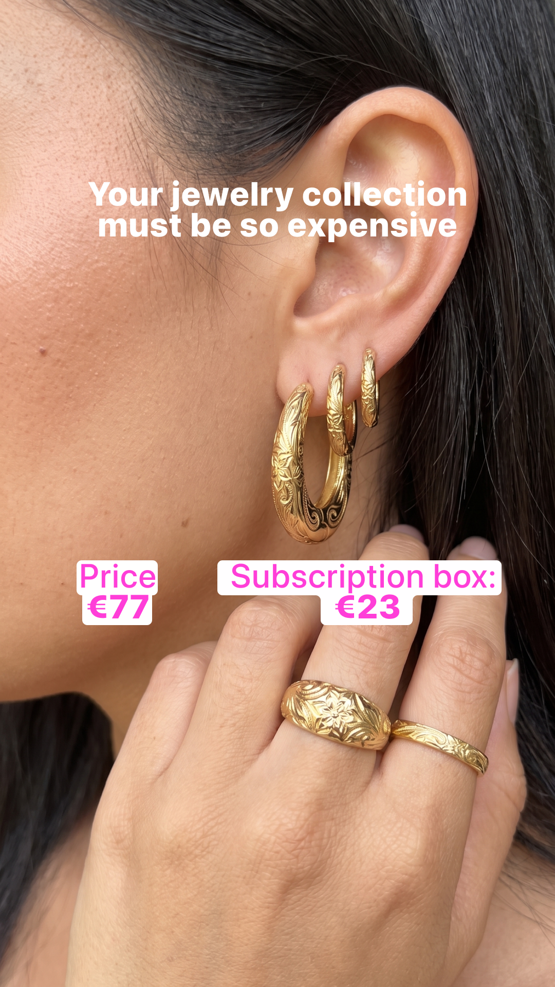 Hey Harper Facebook ad: Jewelry Subscription