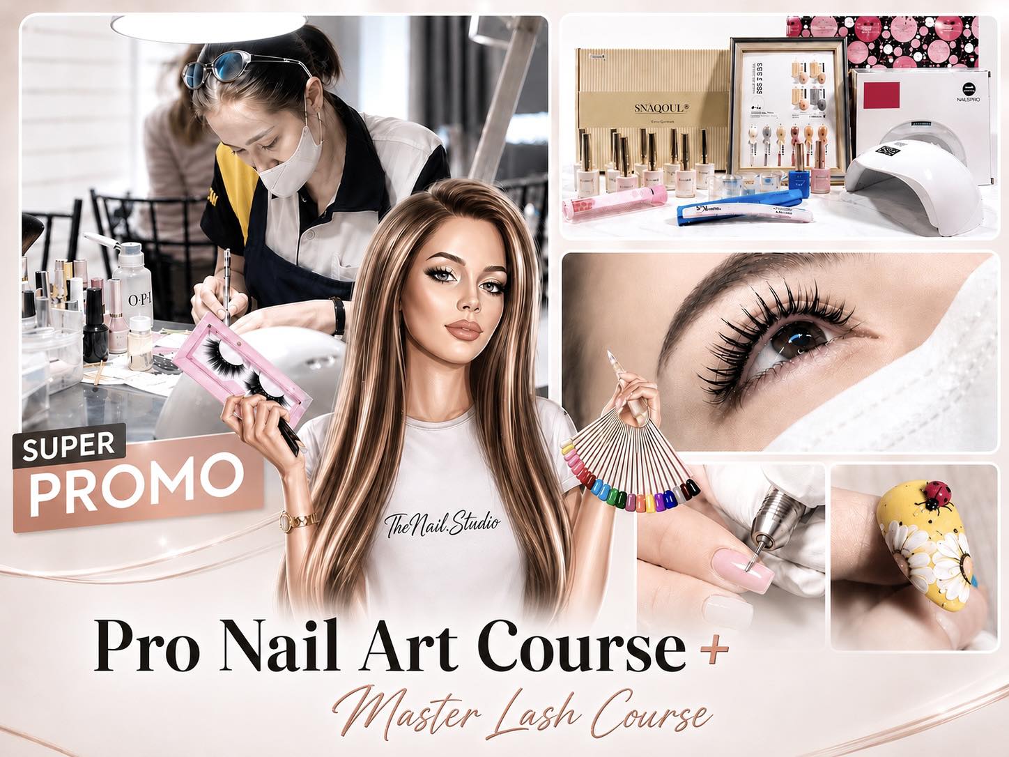 เรียนทำเล็บเพื่อเปิดร้าน TheNail.Studio Facebook ad: โปรโมชั่นสุดพิเศษ รีบเลย! หมดเขตวันที่ 10 พ.ค.