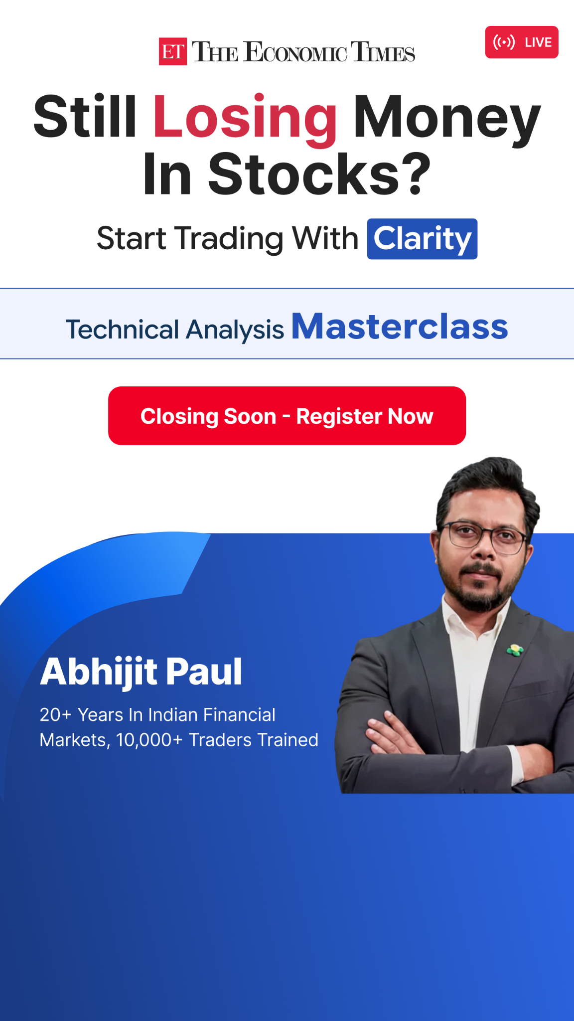 The Economic Times Facebook ad