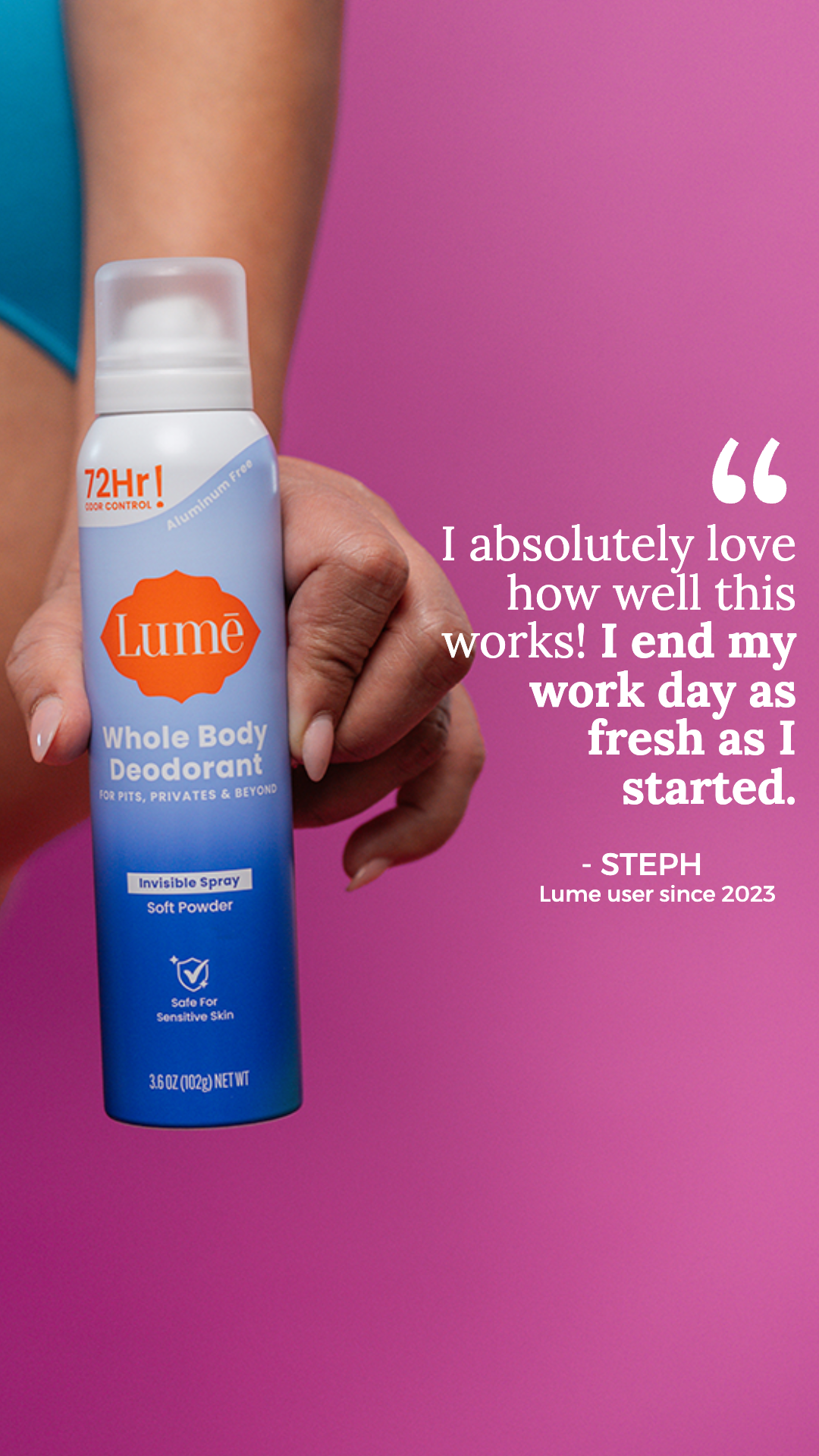 Lume Deodorant Facebook ad