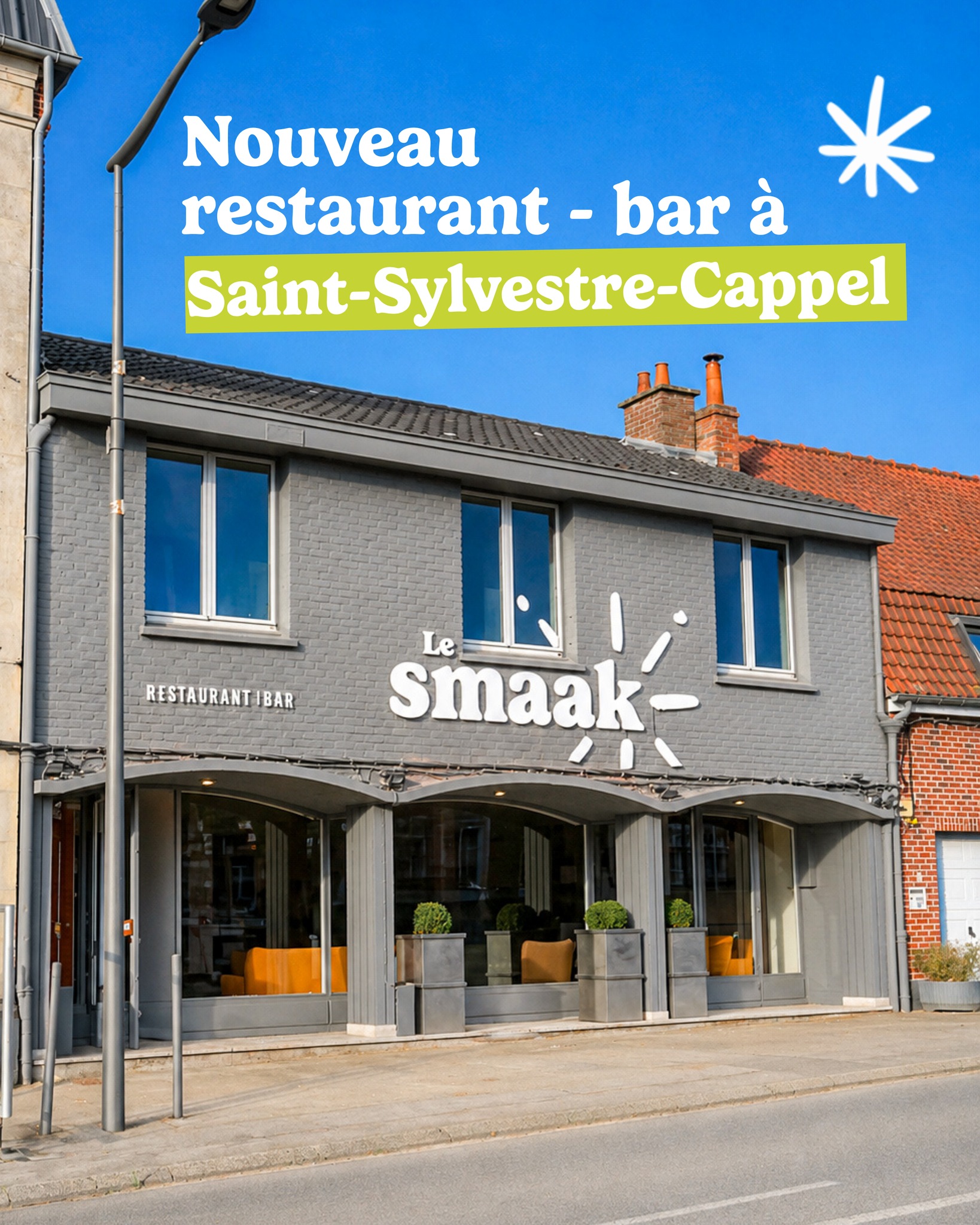 Le Smaak Facebook ad: Nouveau restaurant à Saint-Sylvestre-Cappel