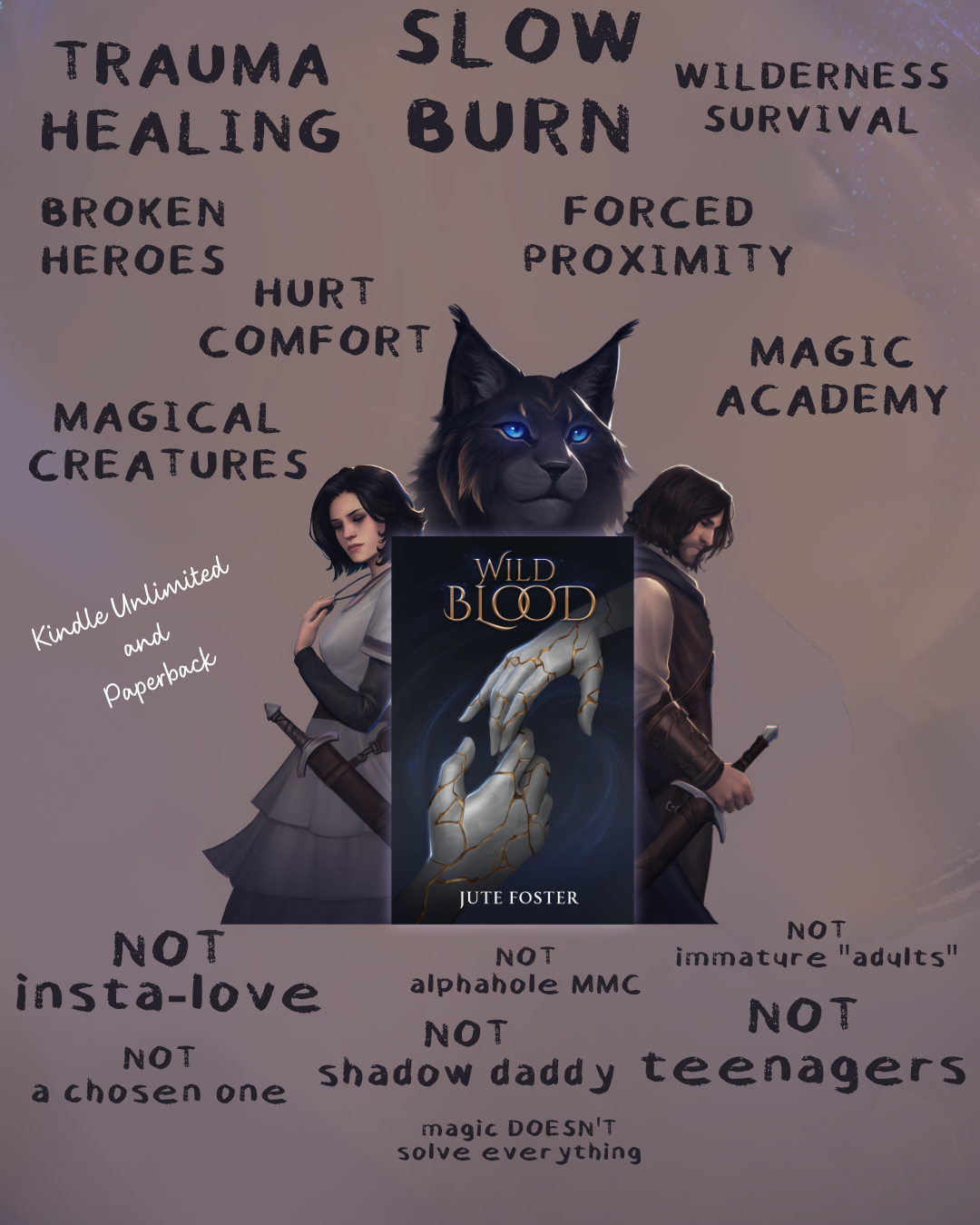 Jute Foster Facebook ad: Tired of immature fantasy romance?