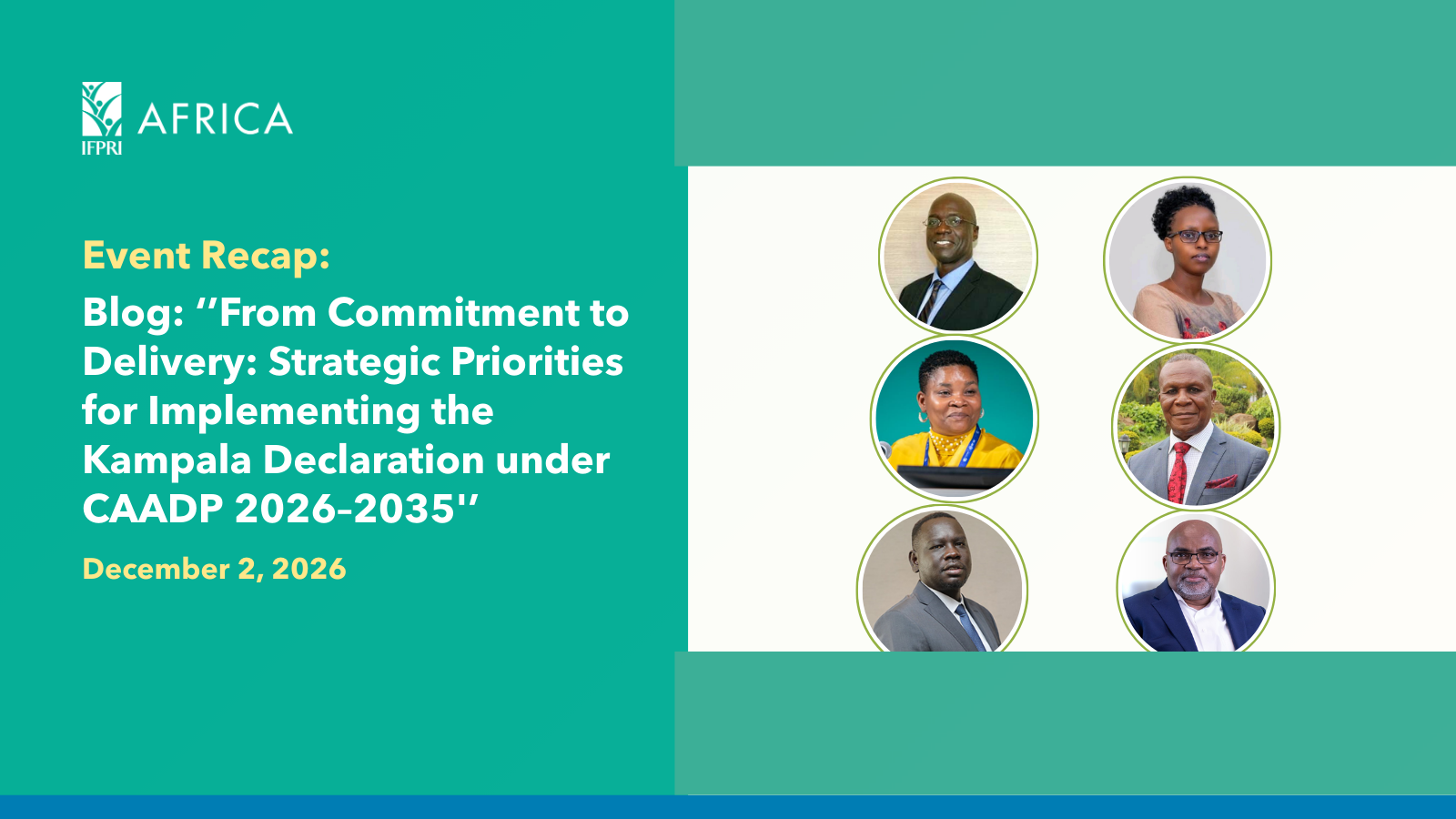 IFPRI Africa Facebook ad: From Commitment to Delivery: Strategic Priorities for…