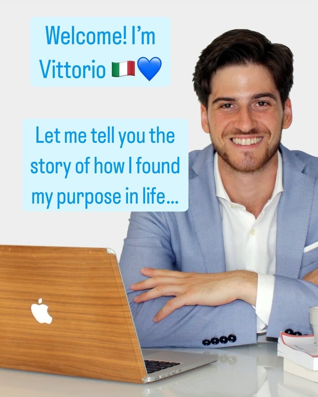 Vittorio Rigato - Money Coach Facebook ad: Welcome to my community of Stoic Investors!