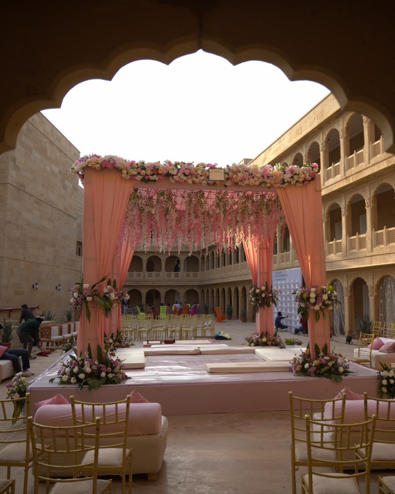 Hotel Rang Mahal Facebook ad: A beautifully crafted mandap for a celebration that…