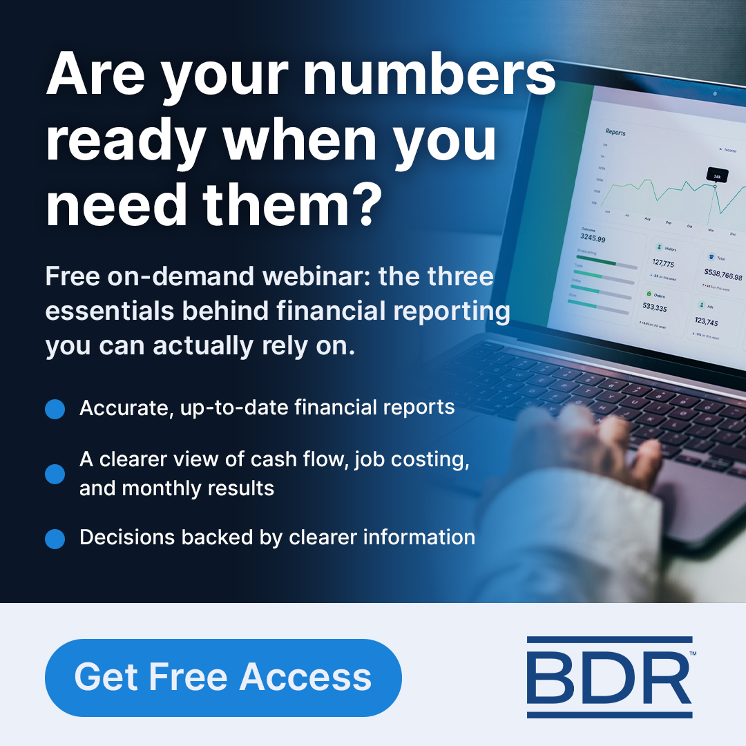 BDR - Business Development Resources Facebook ad: Get More Confidence in Your Numbers