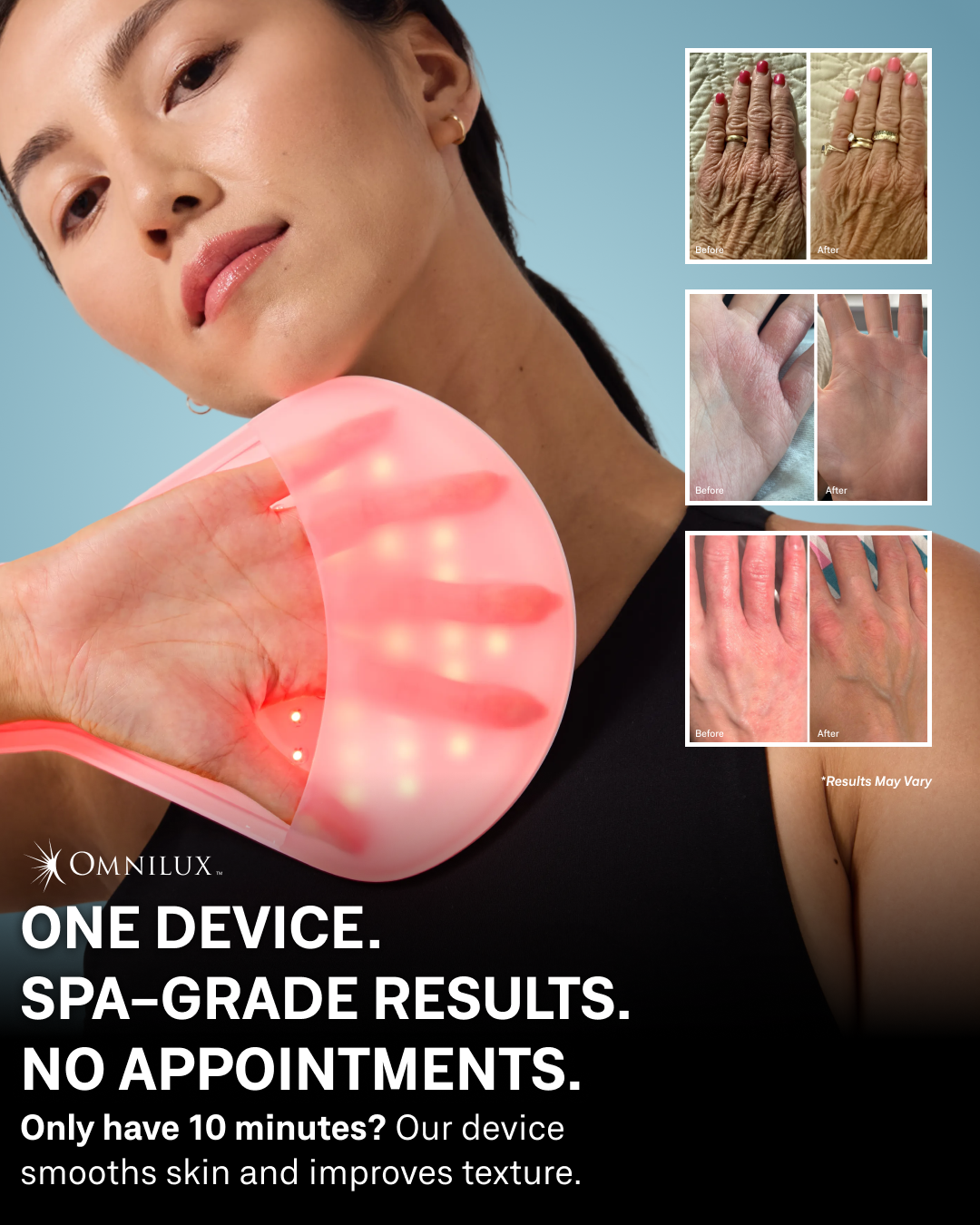 Omnilux Facebook ad