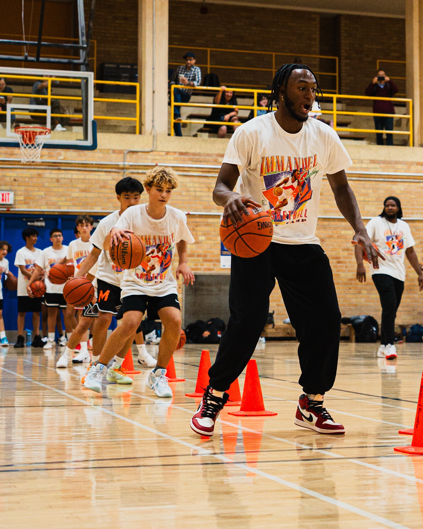 Gold Level Sporting Events Facebook ad: Toronto Raptor Immanuel Quickley is coming to Hamilton…