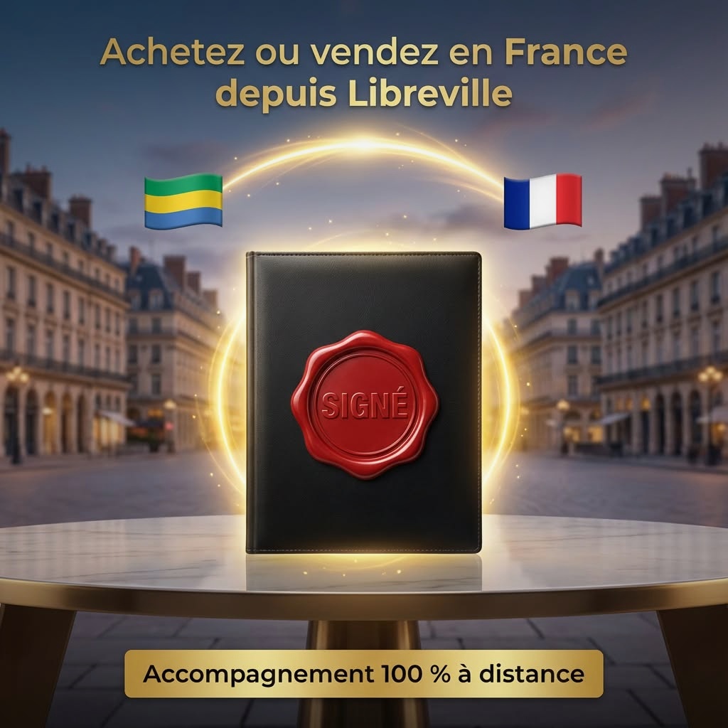 Parlons Immo Neuf Facebook ad: Investir en France, sans quitter le Gabon