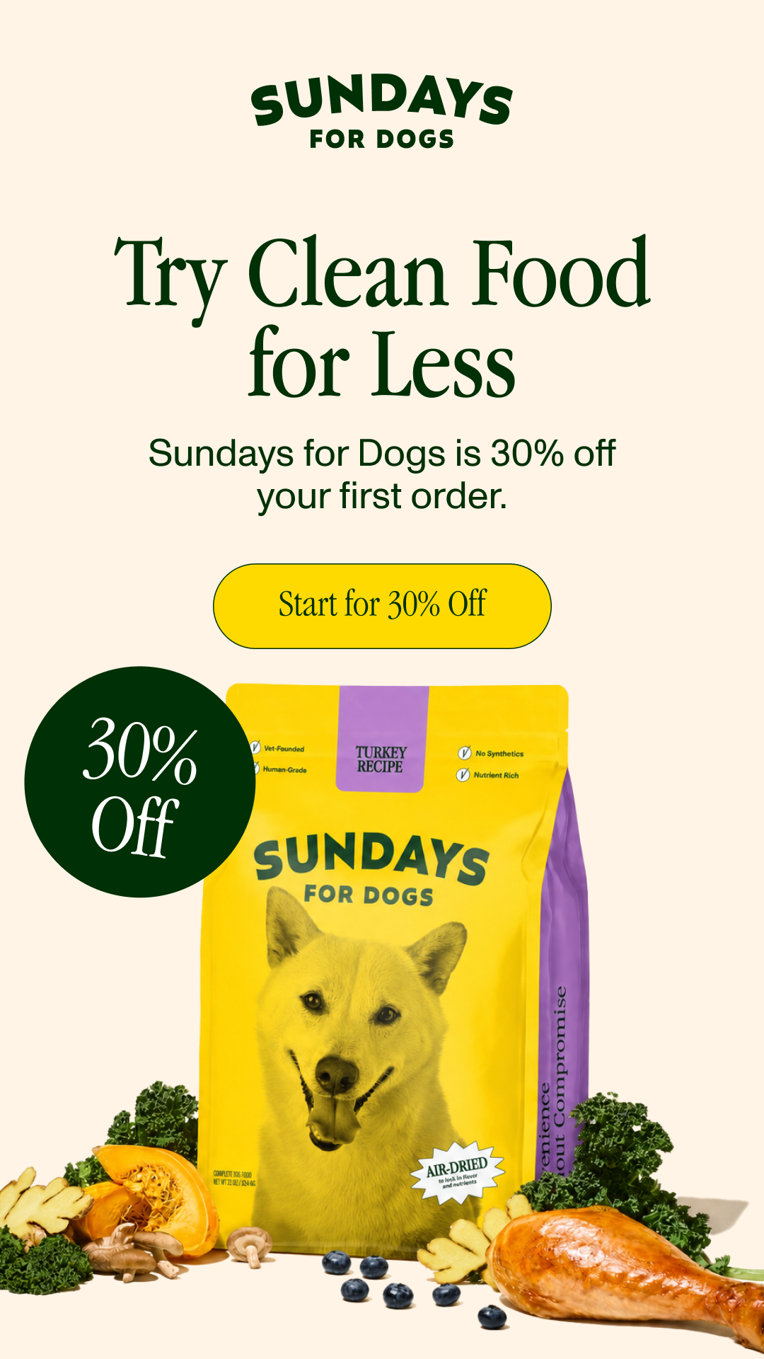 Sundays Facebook ad