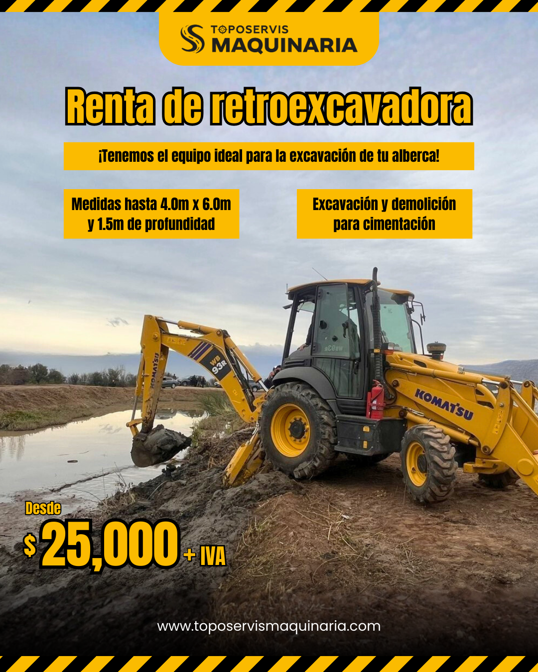 Toposervis Maquinaria Facebook ad