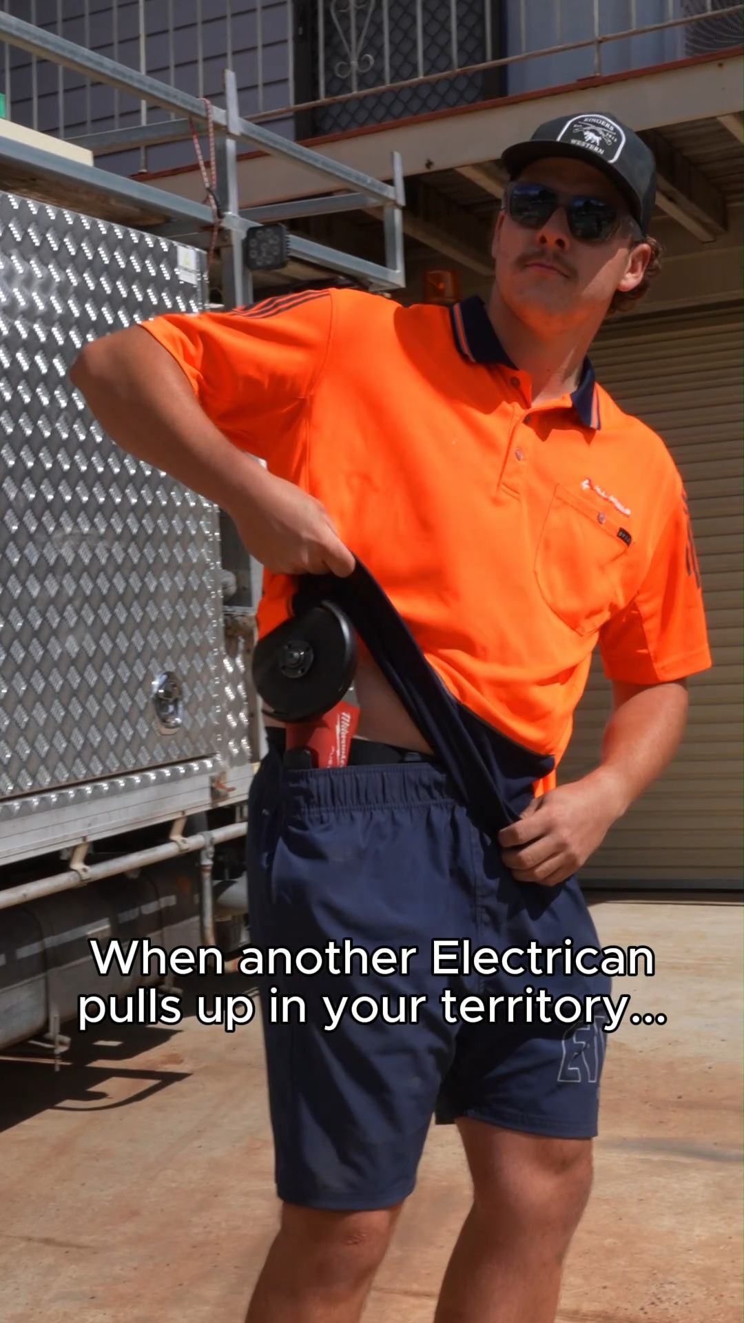 All Areas Electrical Services Facebook ad: Game Respects Game.