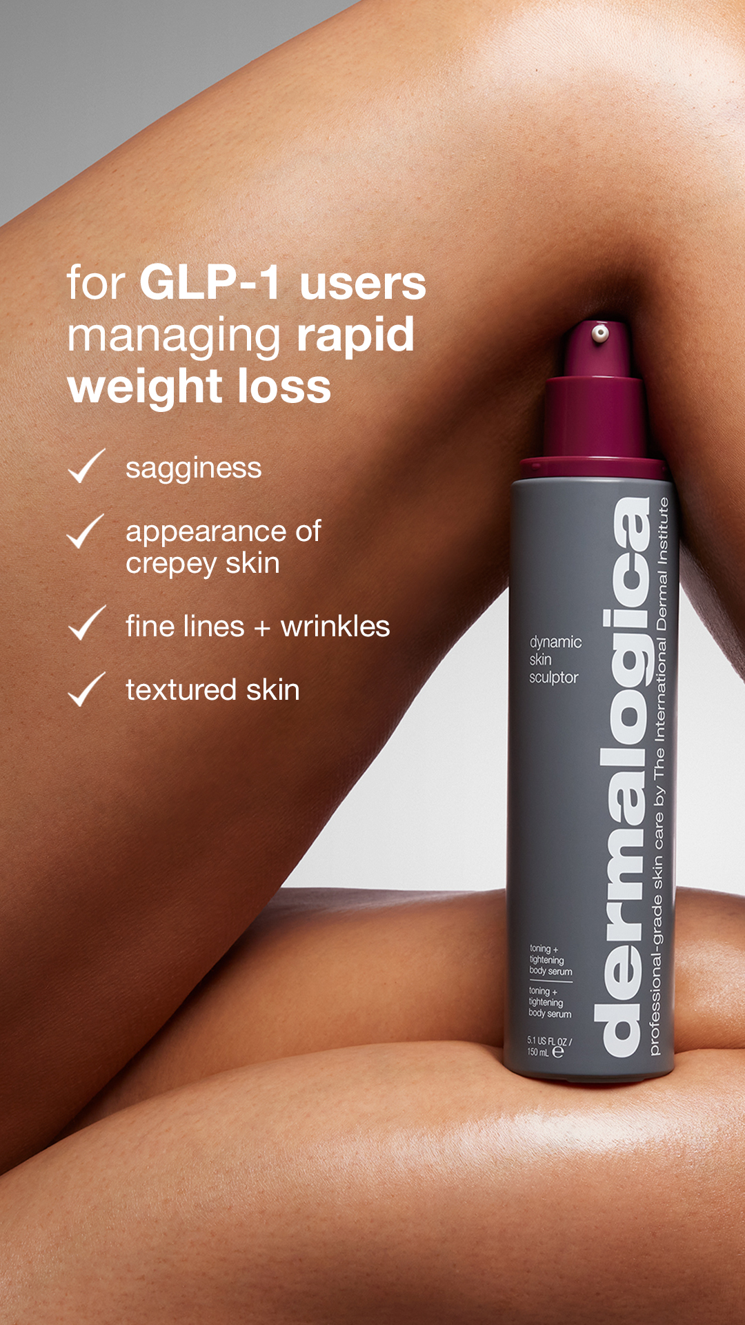 Dermalogica Facebook ad: Advanced Body Sculpting Serum