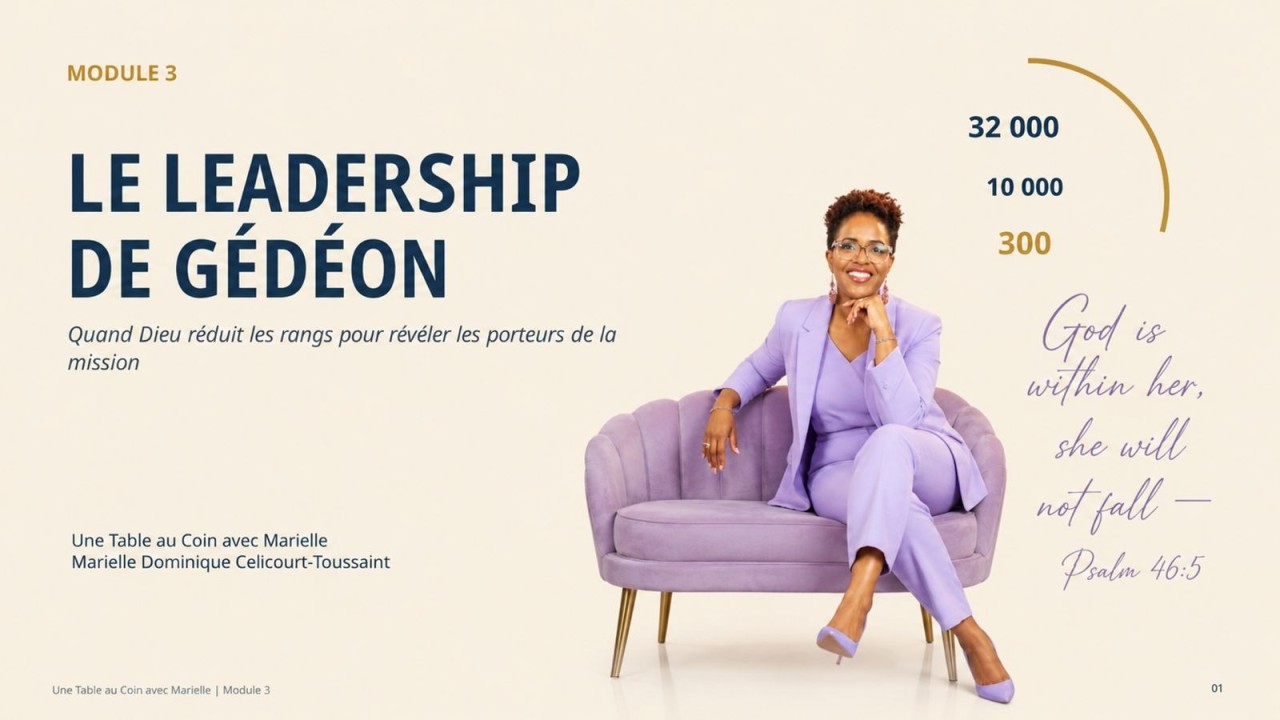 Marielle Celicourt Toussaint Facebook ad: Le Leadership De Gédéon