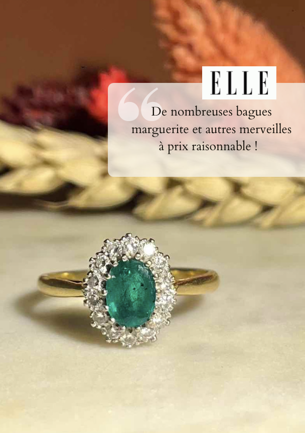 Elliade Facebook ad: Bague Marguerite - Bijoux uniques et vintage - Elliade