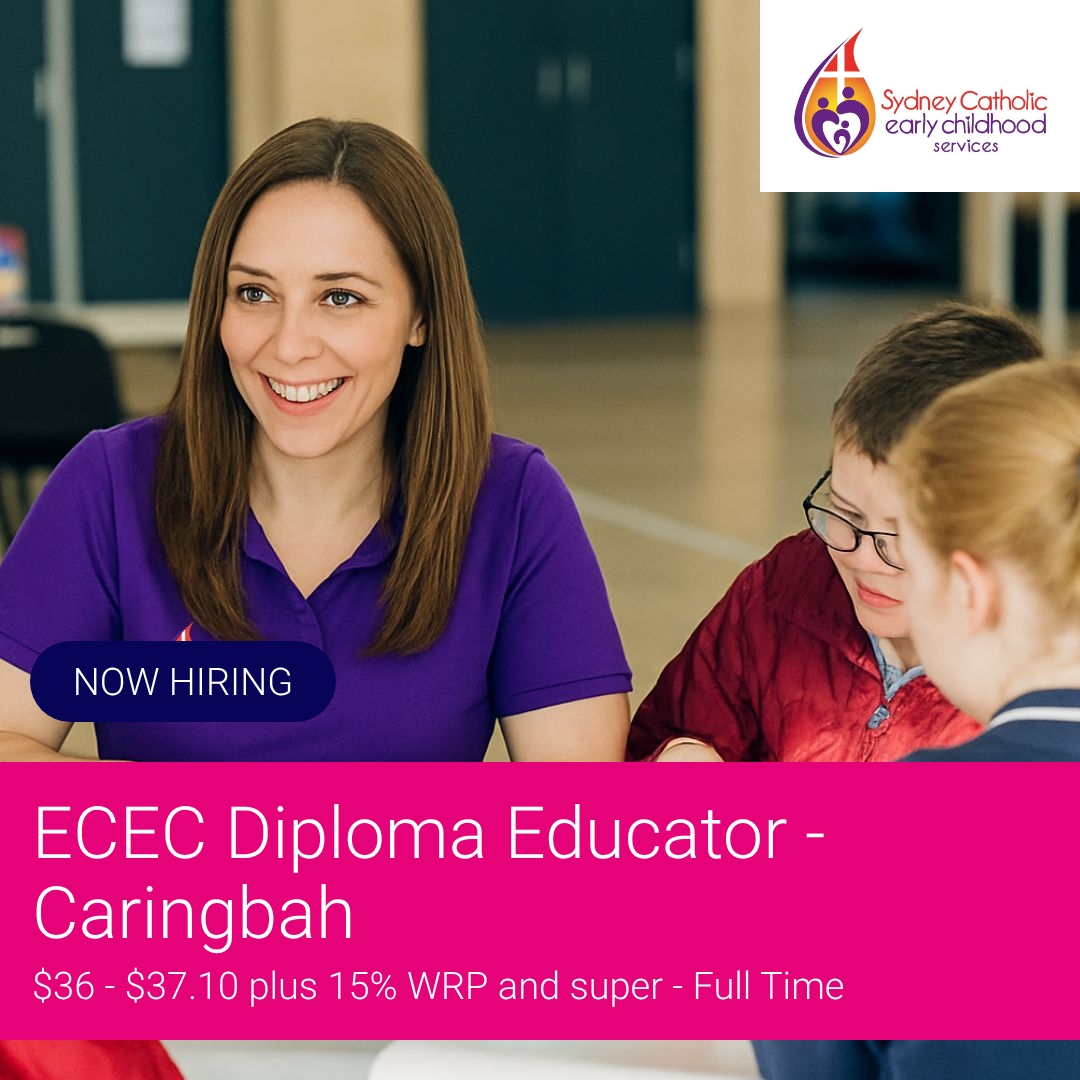 SEEK Facebook ad: ECEC Diploma Educator - Caringbah