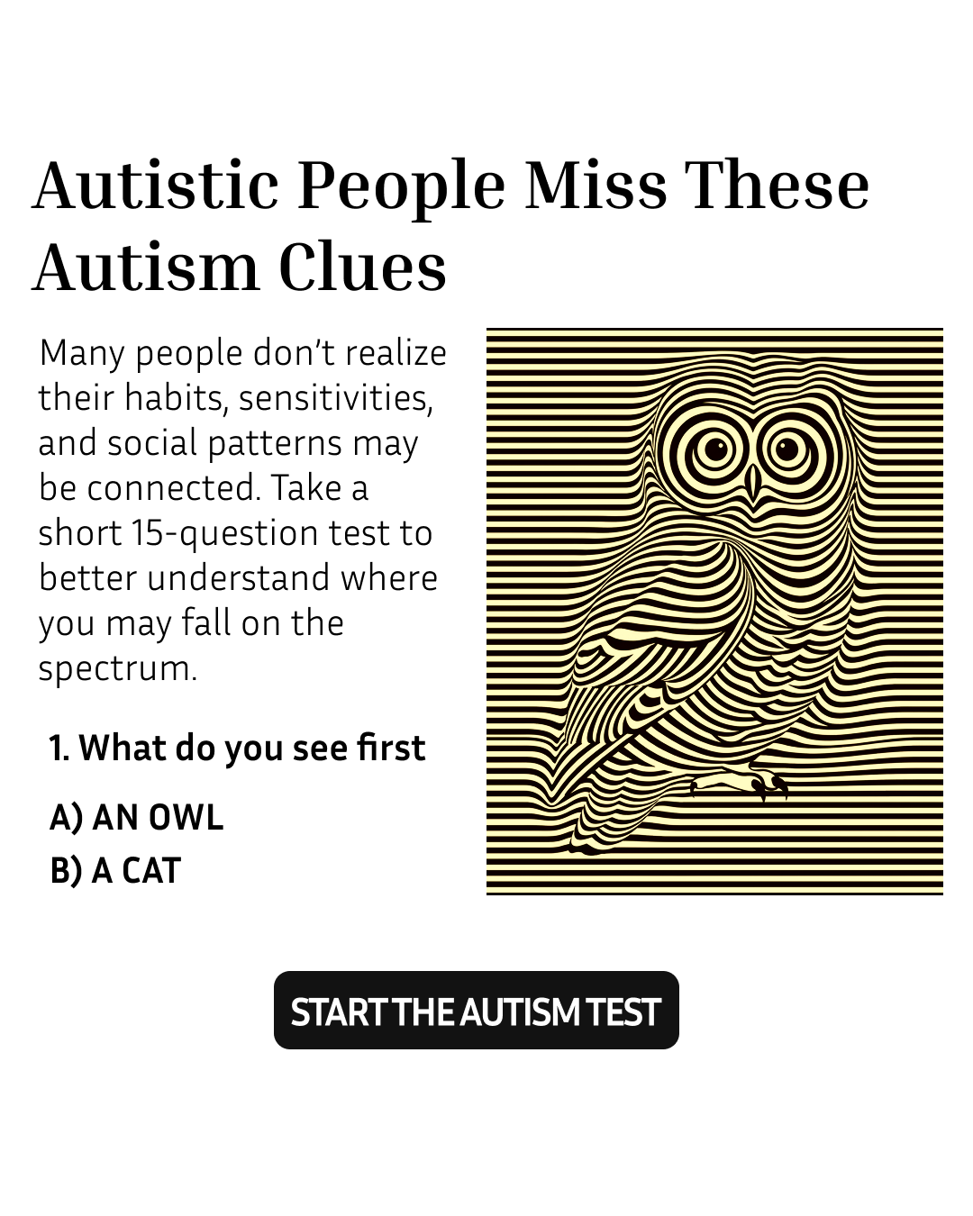 Personality Test: Created by Experts  Facebook ad