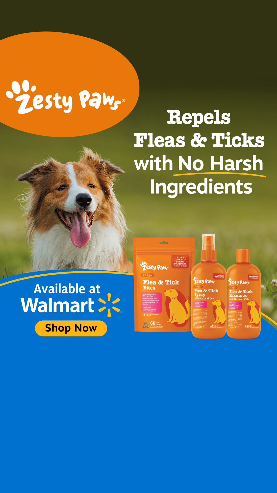 Zesty Paws Facebook ad