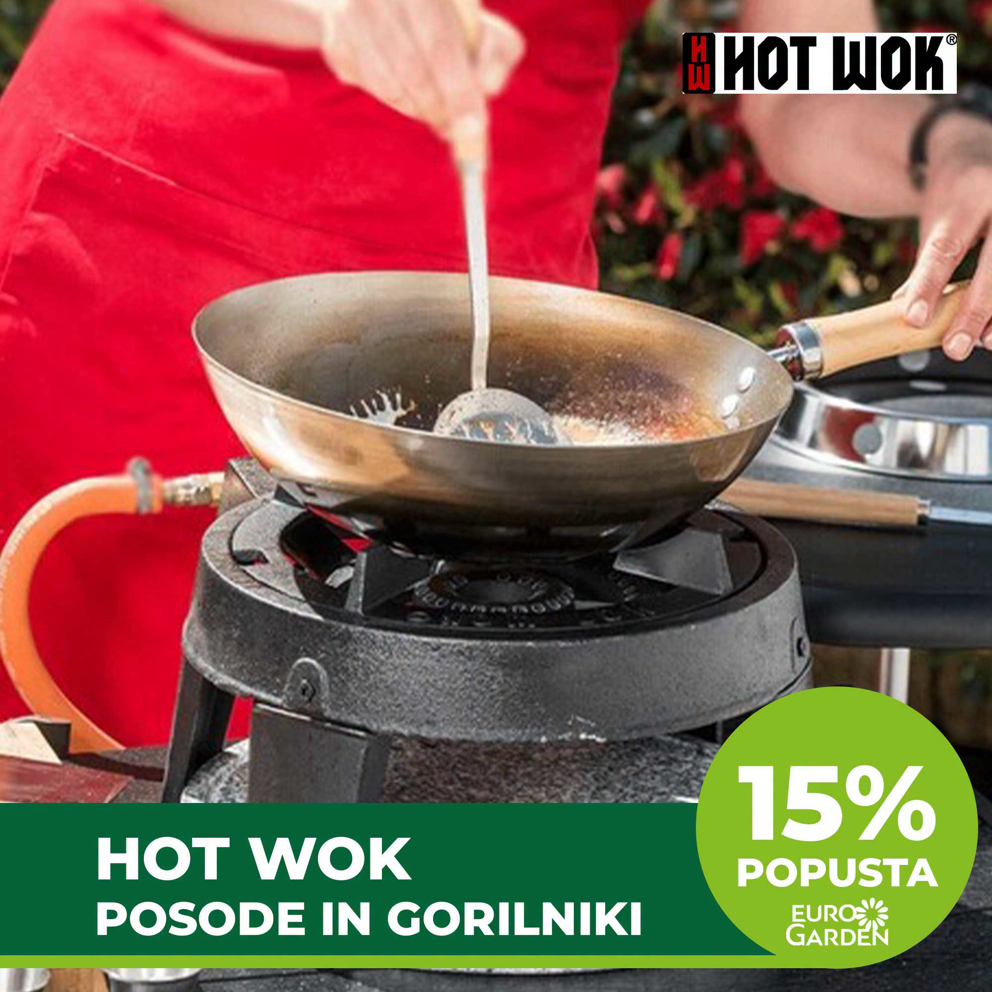 Eurogarden Slovenija Facebook ad: AKCIJA HOT WOK - TOP CENA