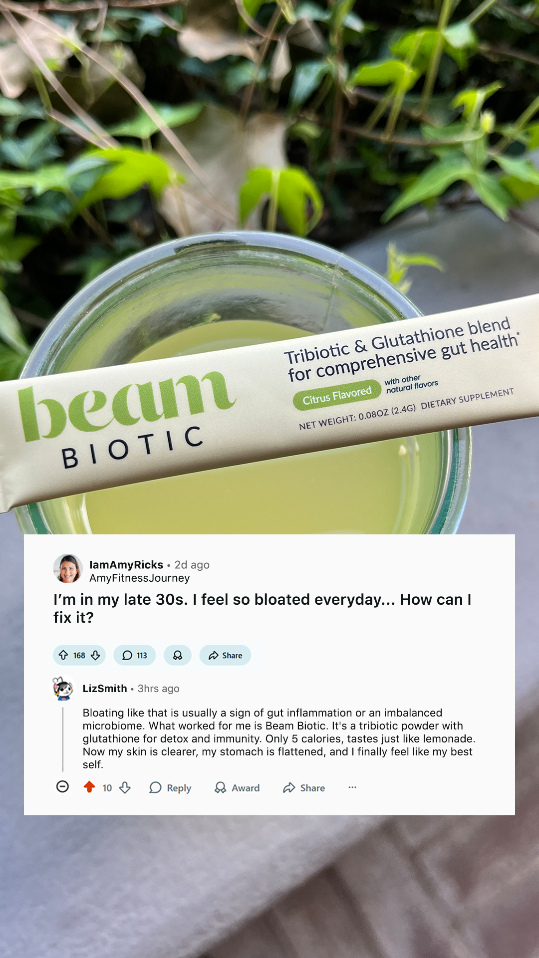 beam Facebook ad