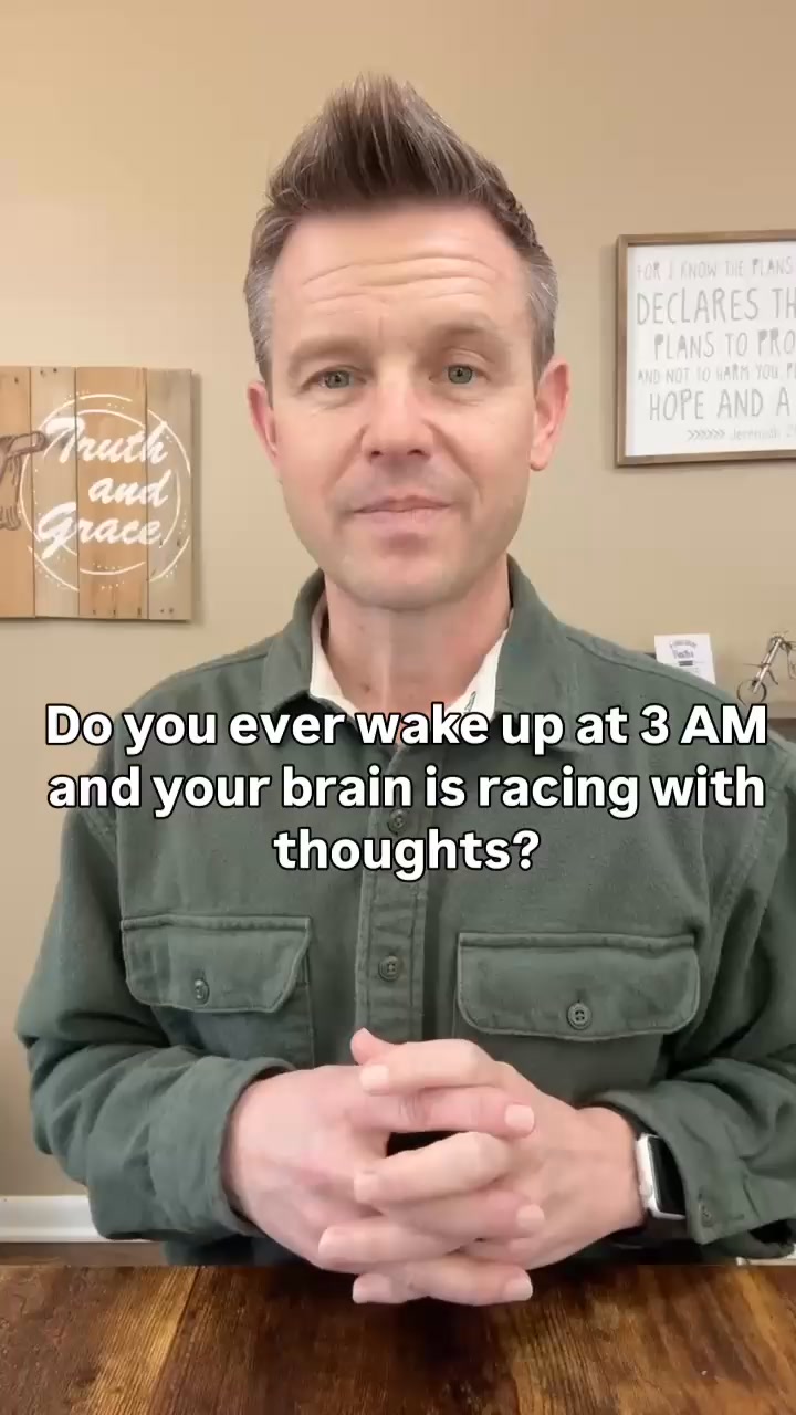 Renew Life Coaching Facebook ad: [FREE WORKSHOP] Why Christian Men Stay Stuck in Anxiety…