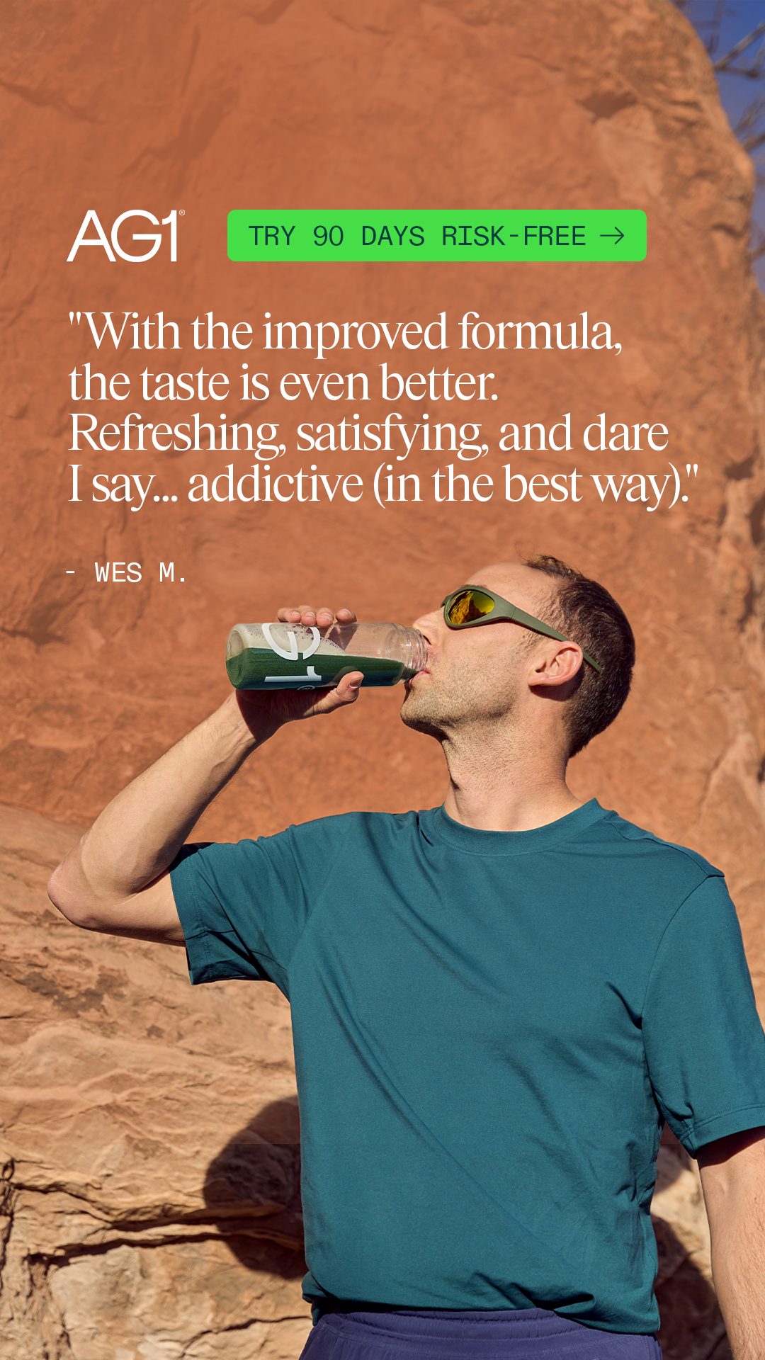AG1 by Athletic Greens Facebook ad