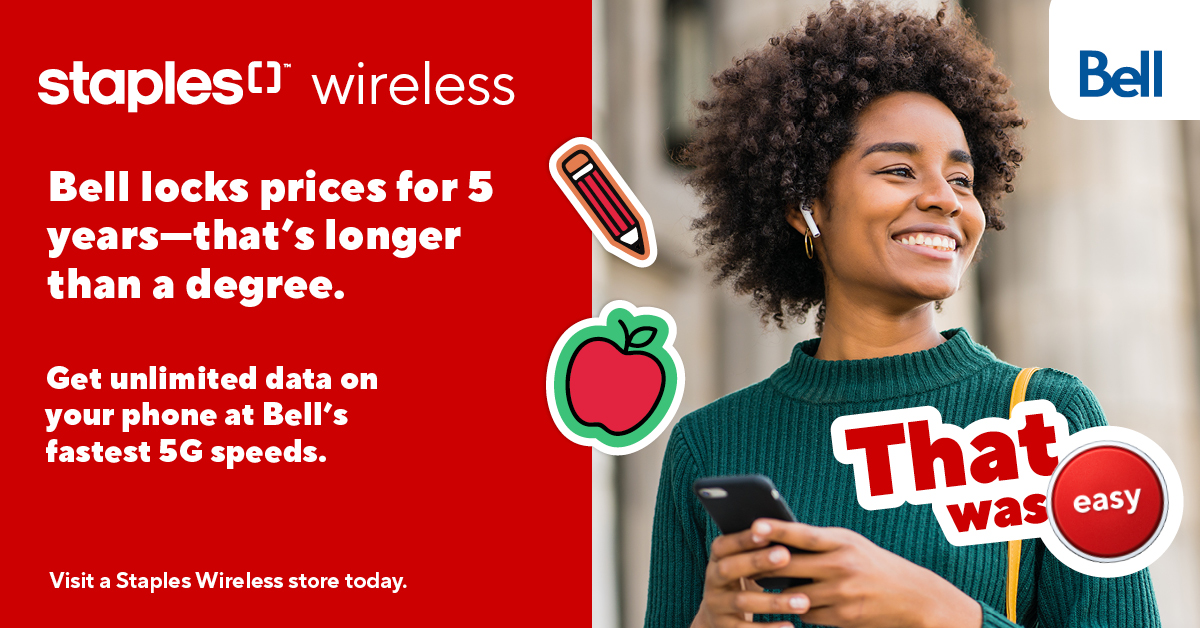 Staples Canada Facebook ad