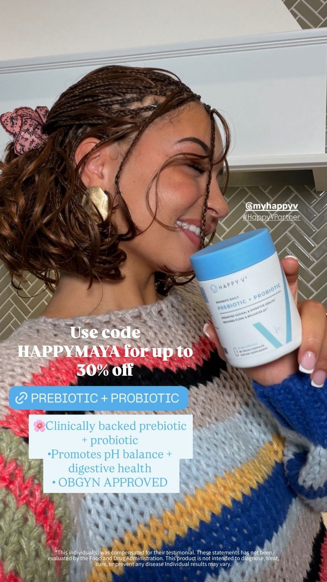 Maya Prosser Facebook ad from Feb 19, 2026