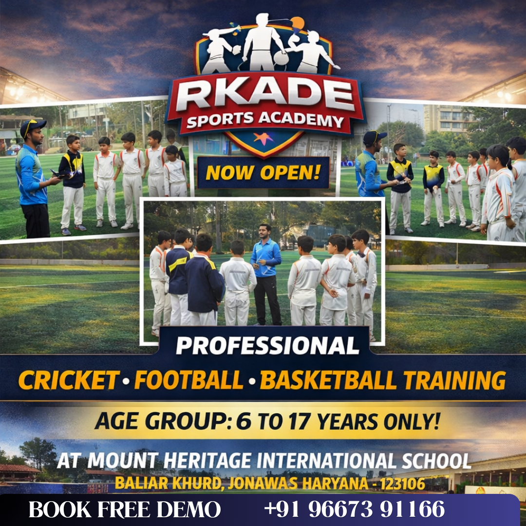 RKade Sports Academy Facebook ad