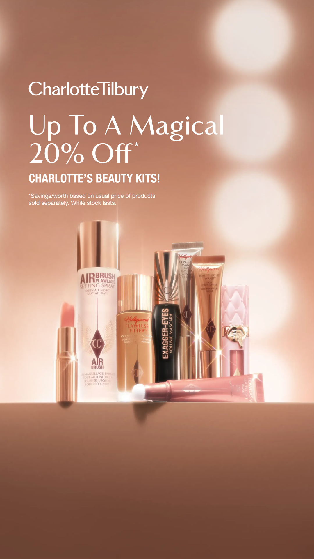 Charlotte Tilbury Facebook ad