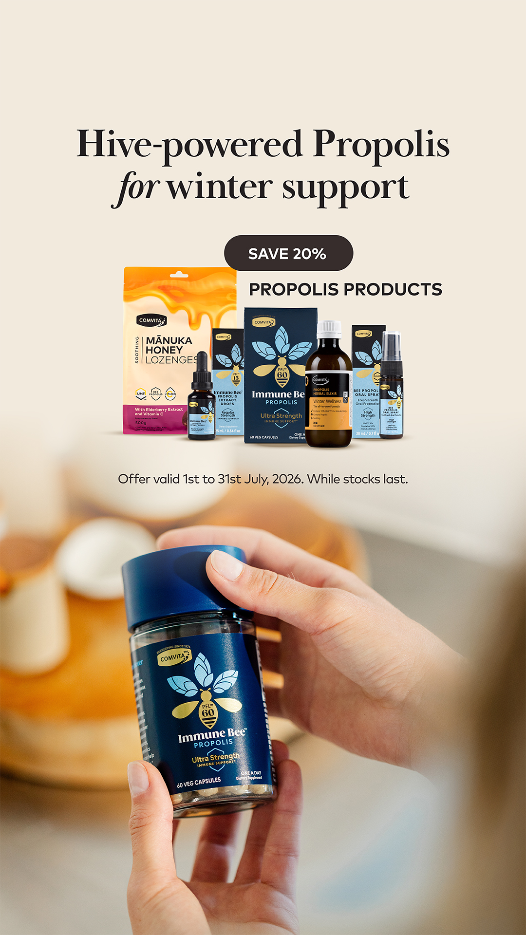 Comvita New Zealand Facebook ad