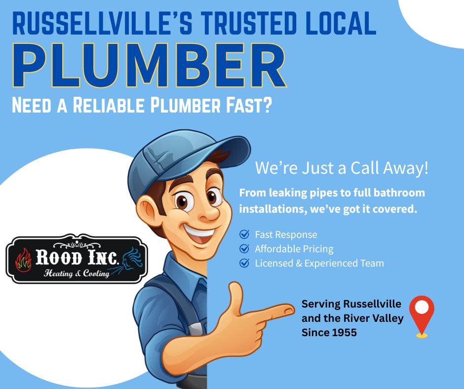 Rood Inc HVAC Plumbing Geothermal Russellville Arkansas Facebook ad