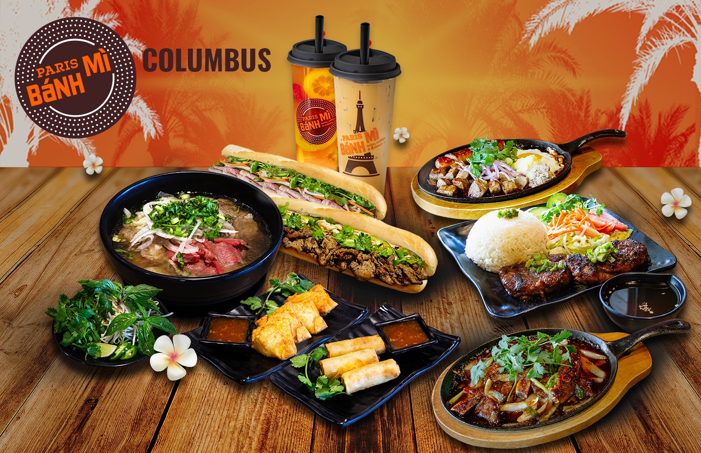 Paris Banh Mi Café Columbus Facebook ad from Jun 28, 2024