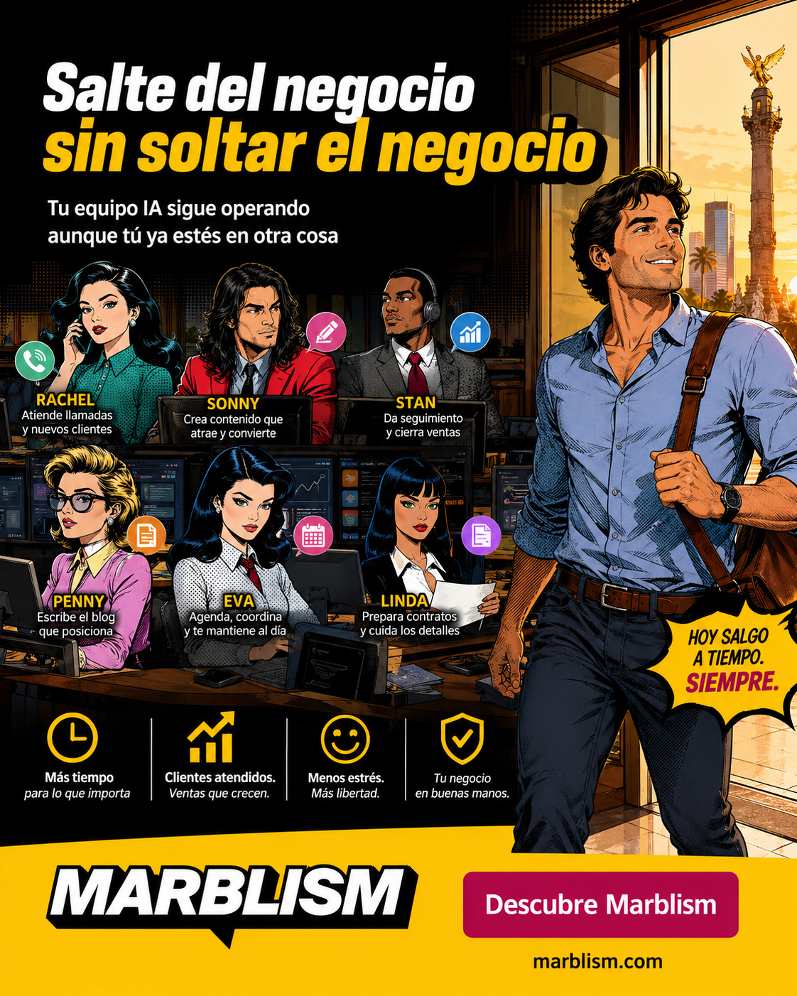 Marblism Facebook ad