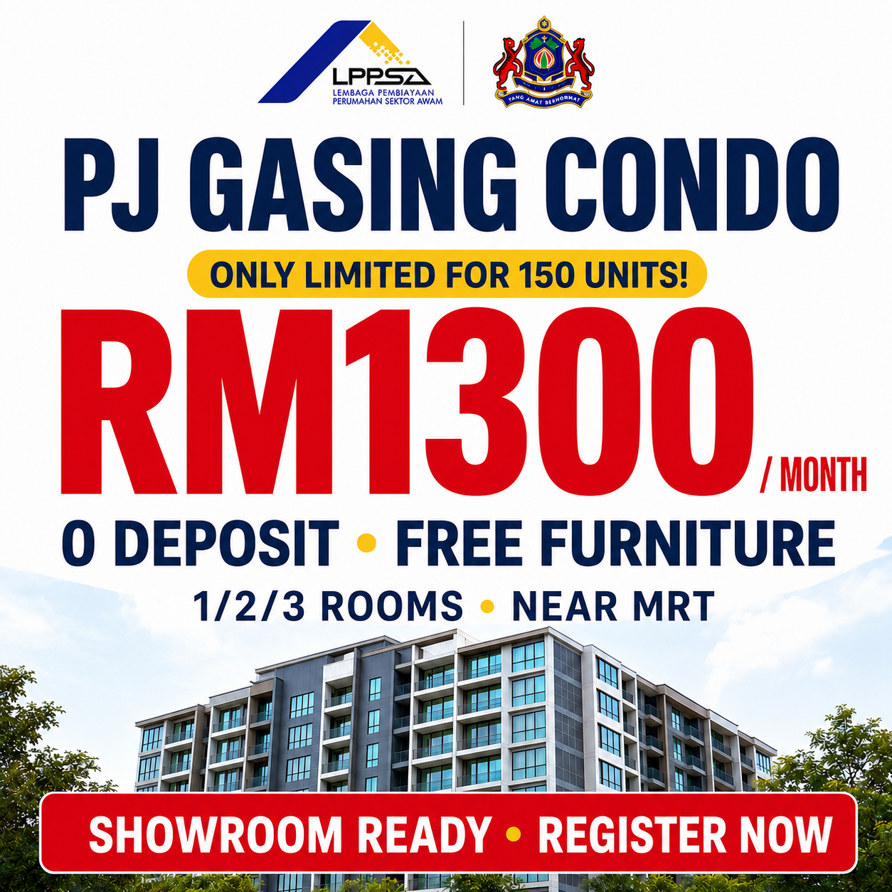Perumahan KL City Terbahru Facebook ad: FULLY FURNITURE