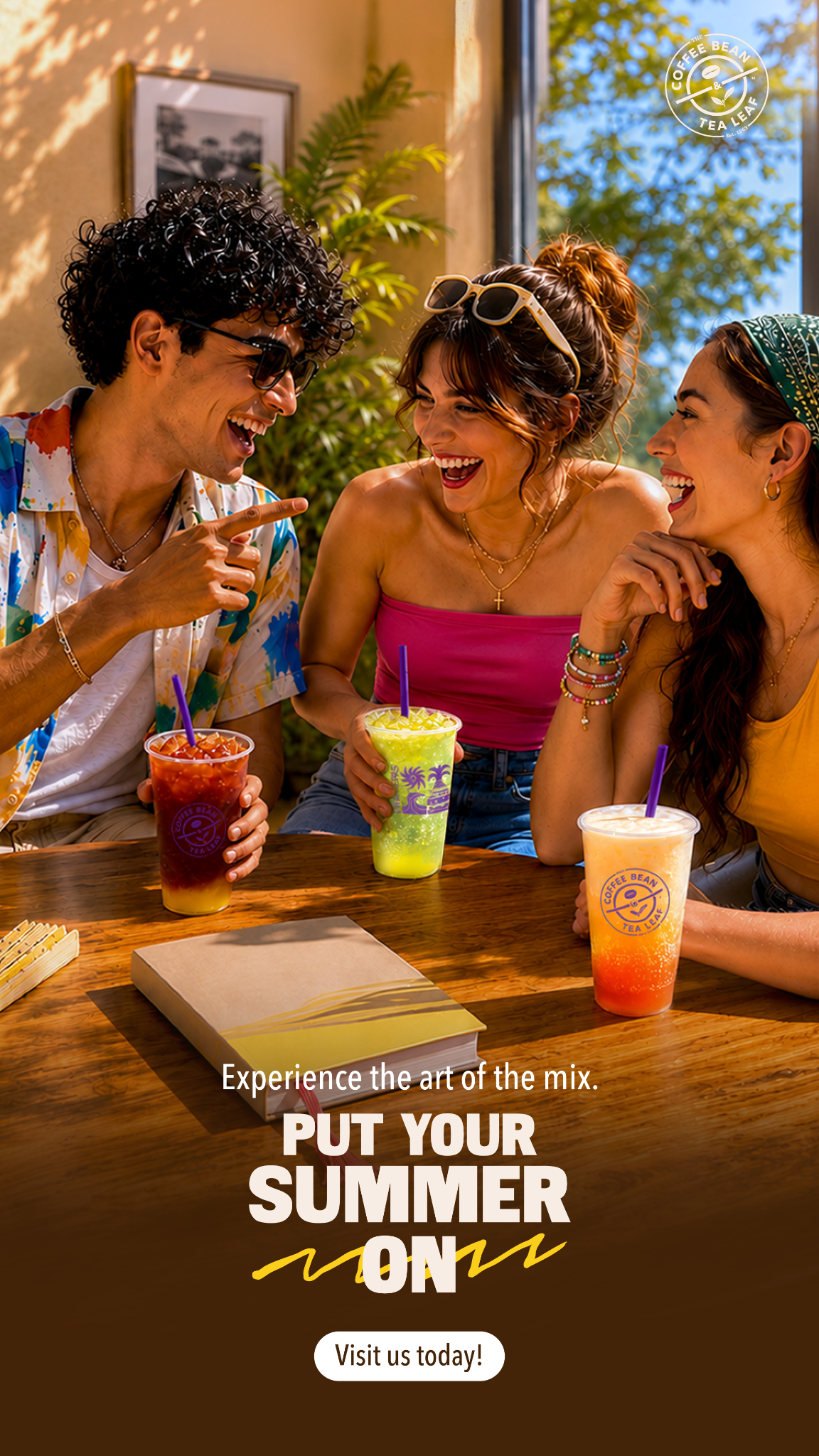 The Coffee Bean & Tea Leaf - India Facebook ad: Put Your Summer On with refreshing flavors, made…