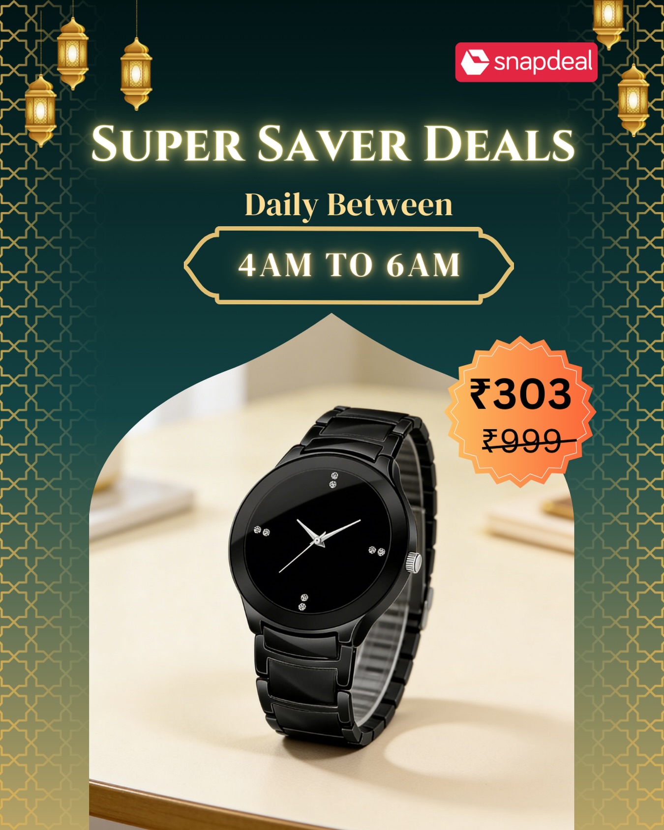 Snapdeal Facebook ad: Time is ticking
