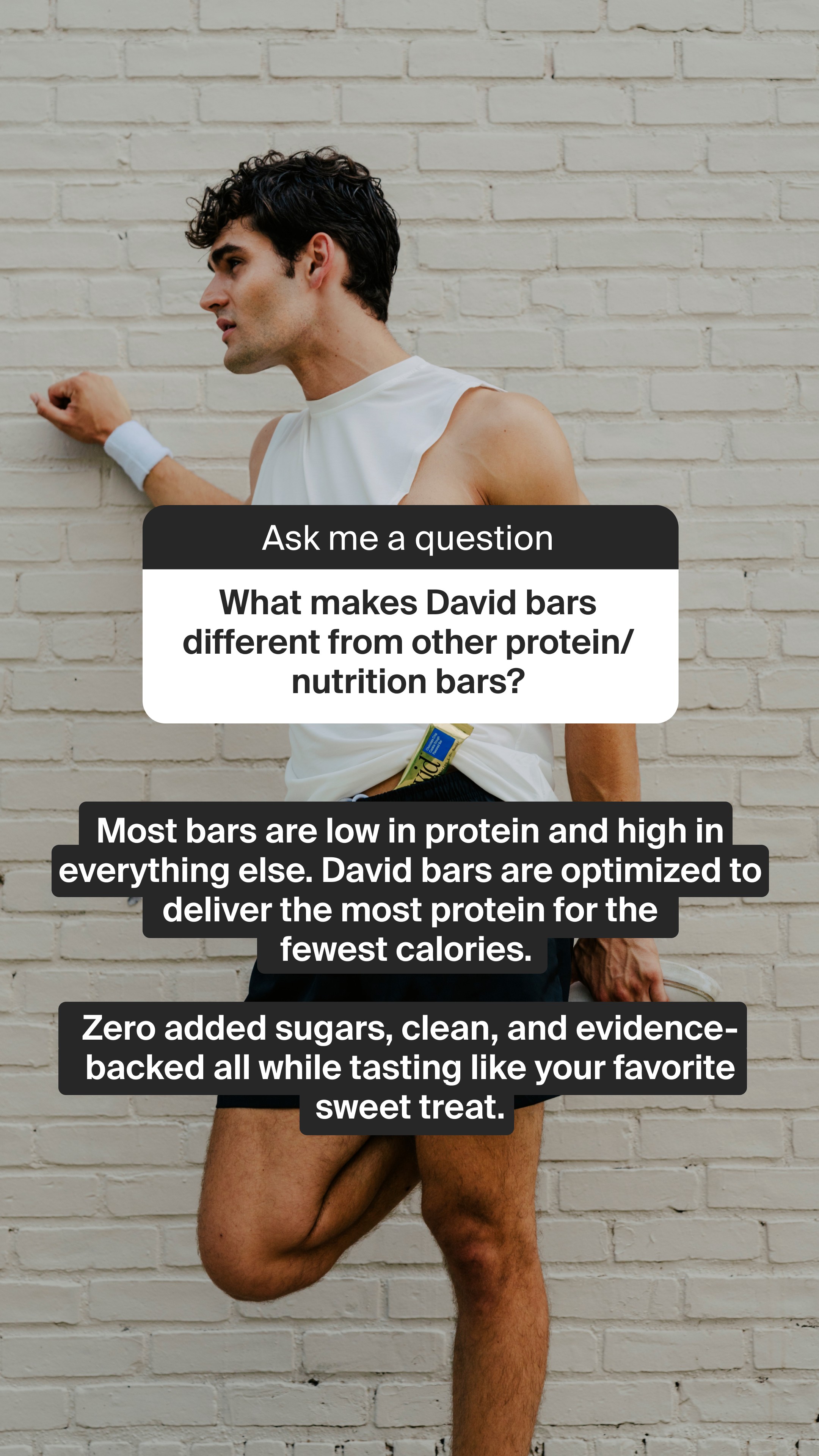 David Protein Facebook ad