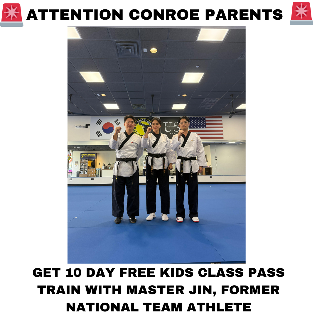 US TAEKWONDO-Conroe Facebook ad: Want a FREE 10-Day, Kids Martial Arts Class Pass?