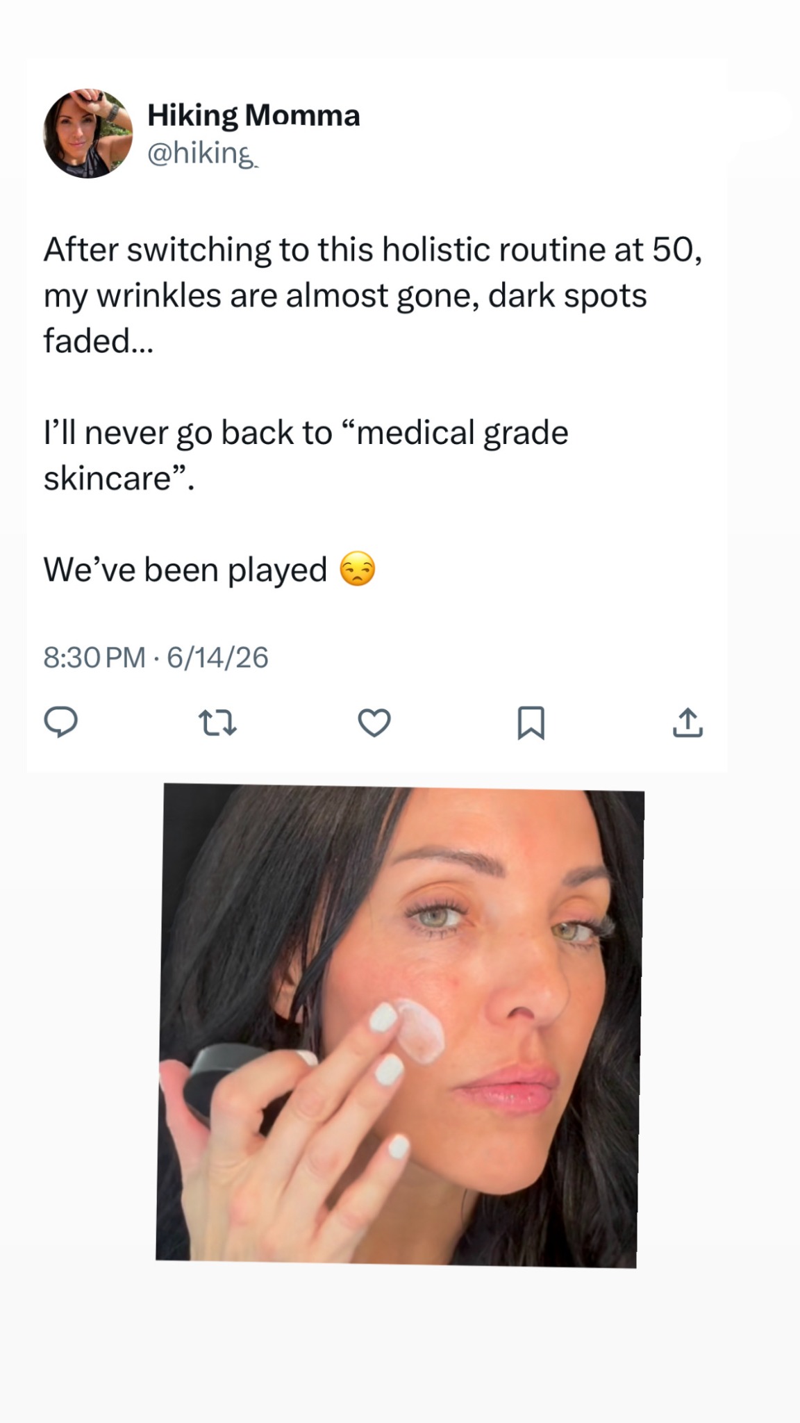 It's Skin Deep Facebook ad: Anti Wrinkle Kit