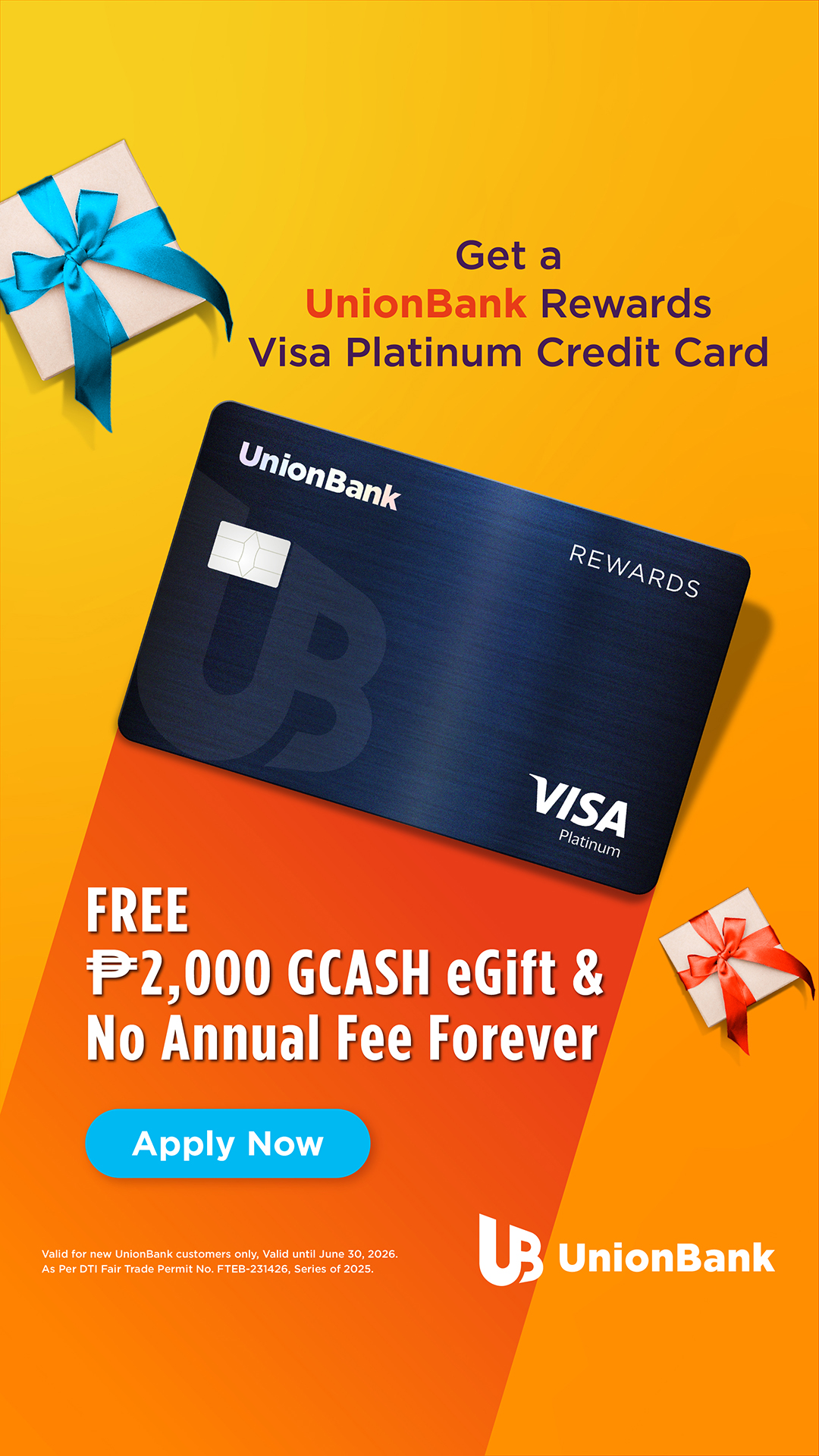 Union Bank of the Philippines Facebook ad