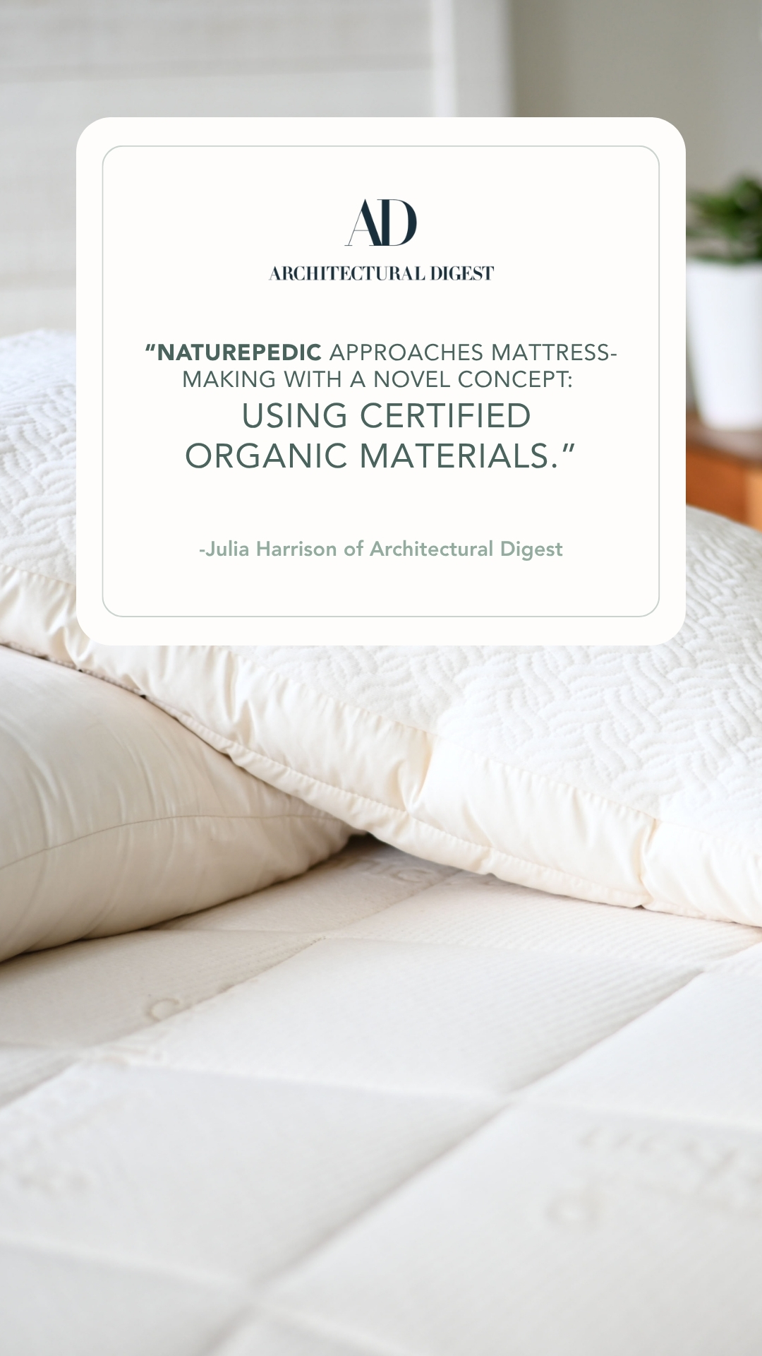 Naturepedic Facebook ad